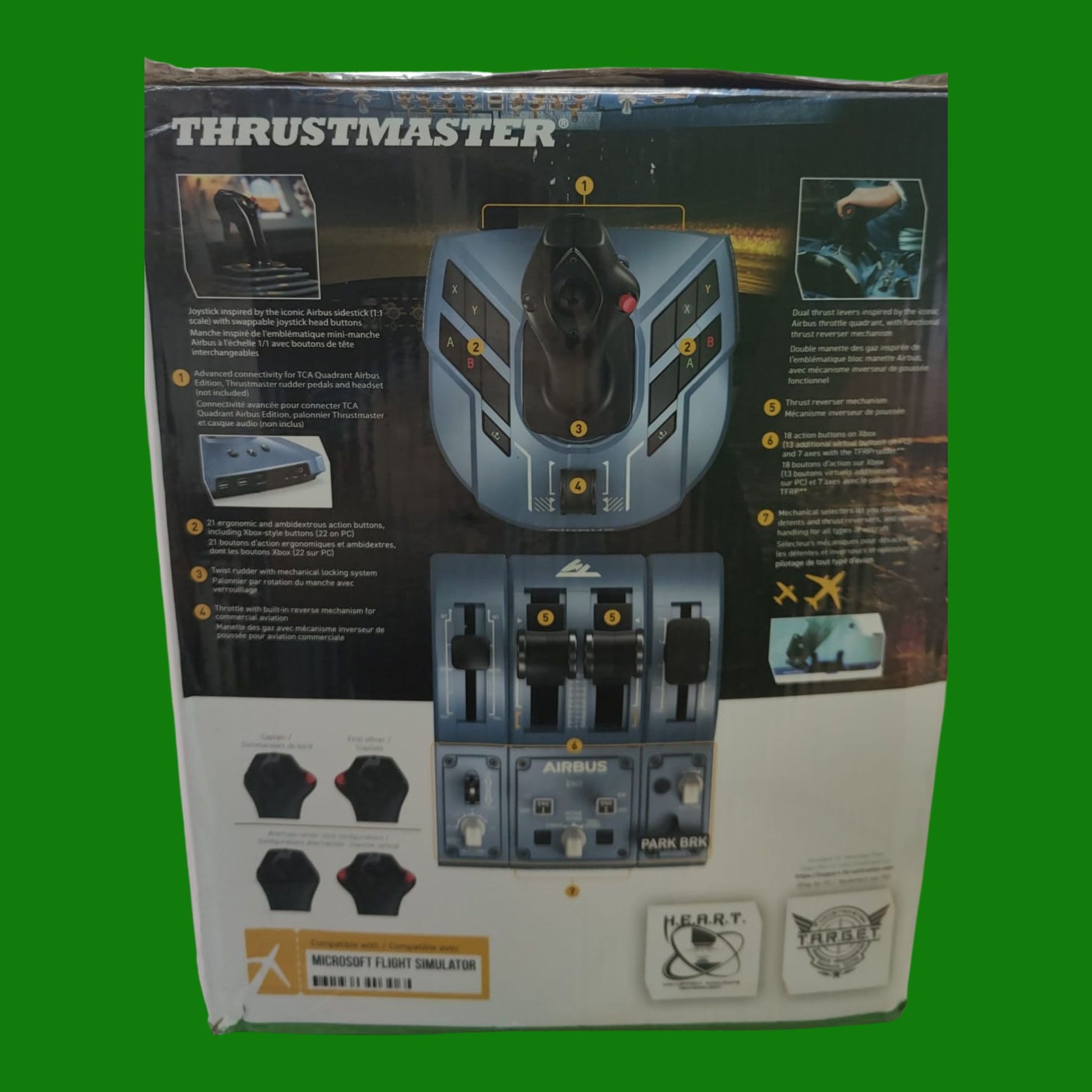 Thrustmaster TCA Captain Pack X Airbus Edition - Su Licenza Ufficiale per Xbox Series X|S e PC