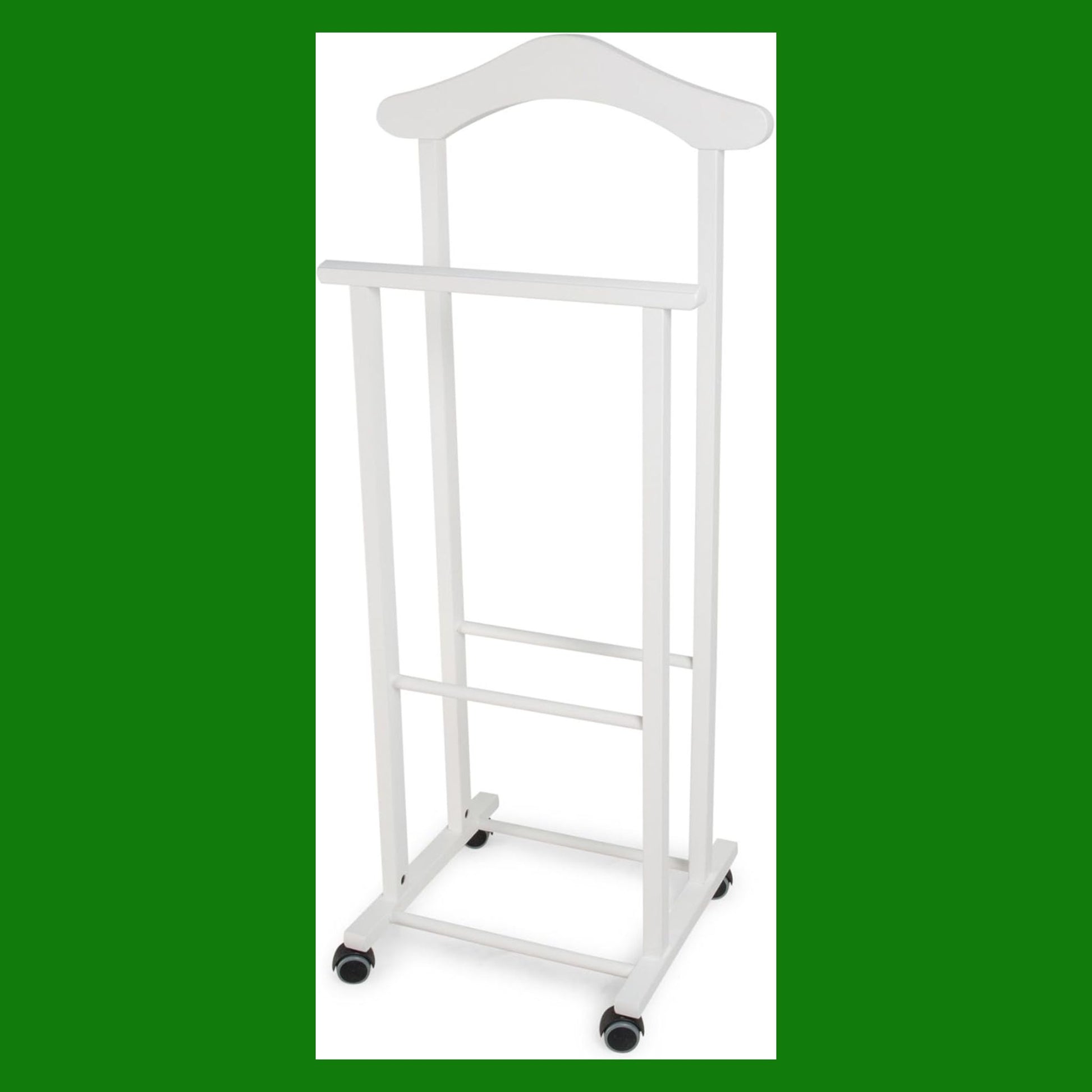 Arredamenti Italia - 102 ATRI -Indossatore - Indossatore da camera Bianco in faggio - 46 x 37 x 105 cm