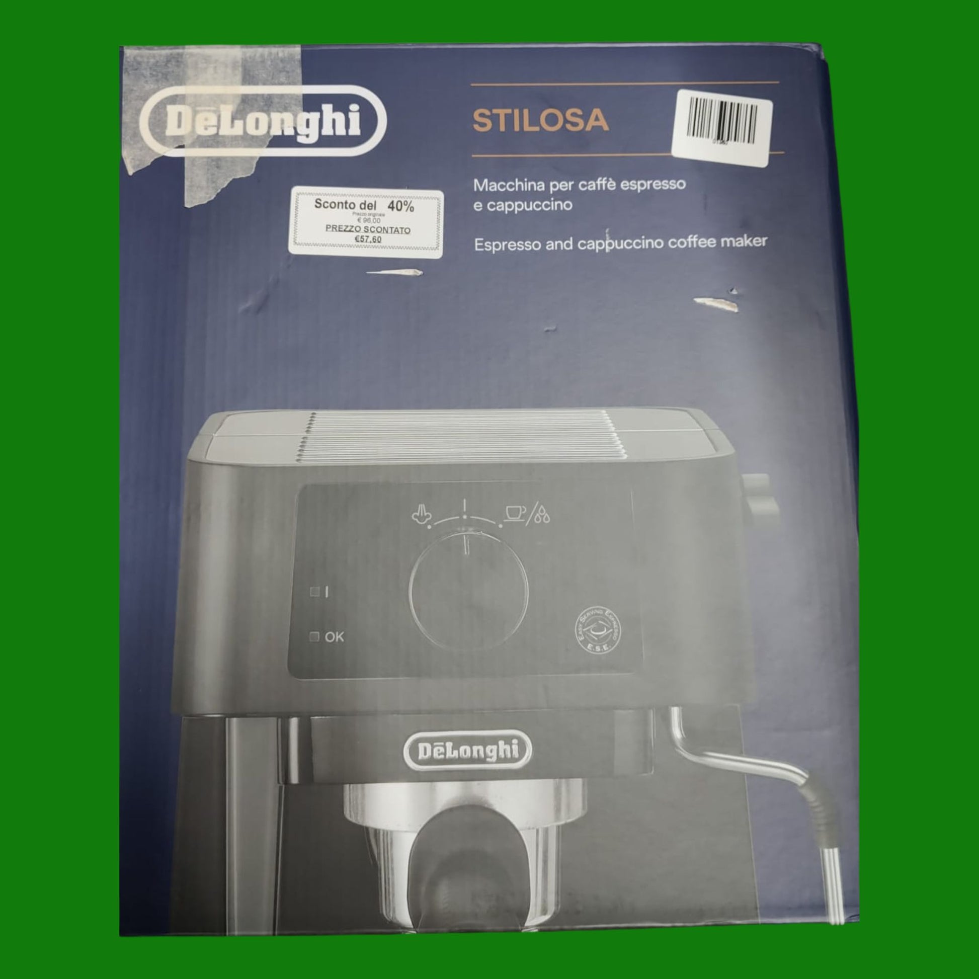 De'Longhi Stilosa EC235.BK Macchina manuale da Caffè Espresso e Cappuccino