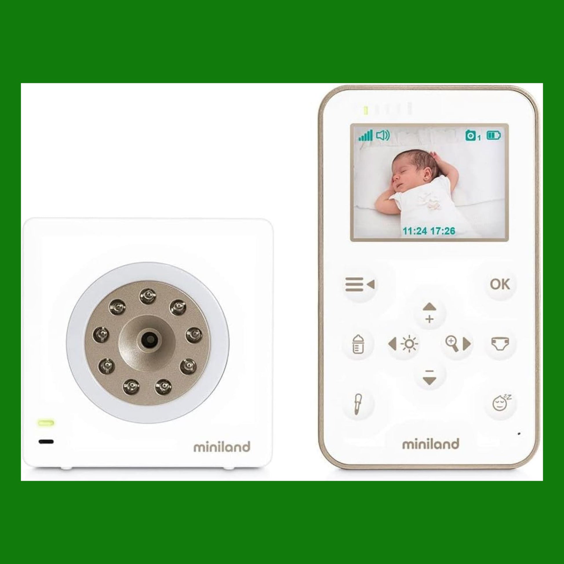 Miniland 89235 Babymonitor con pannello frontale tattile