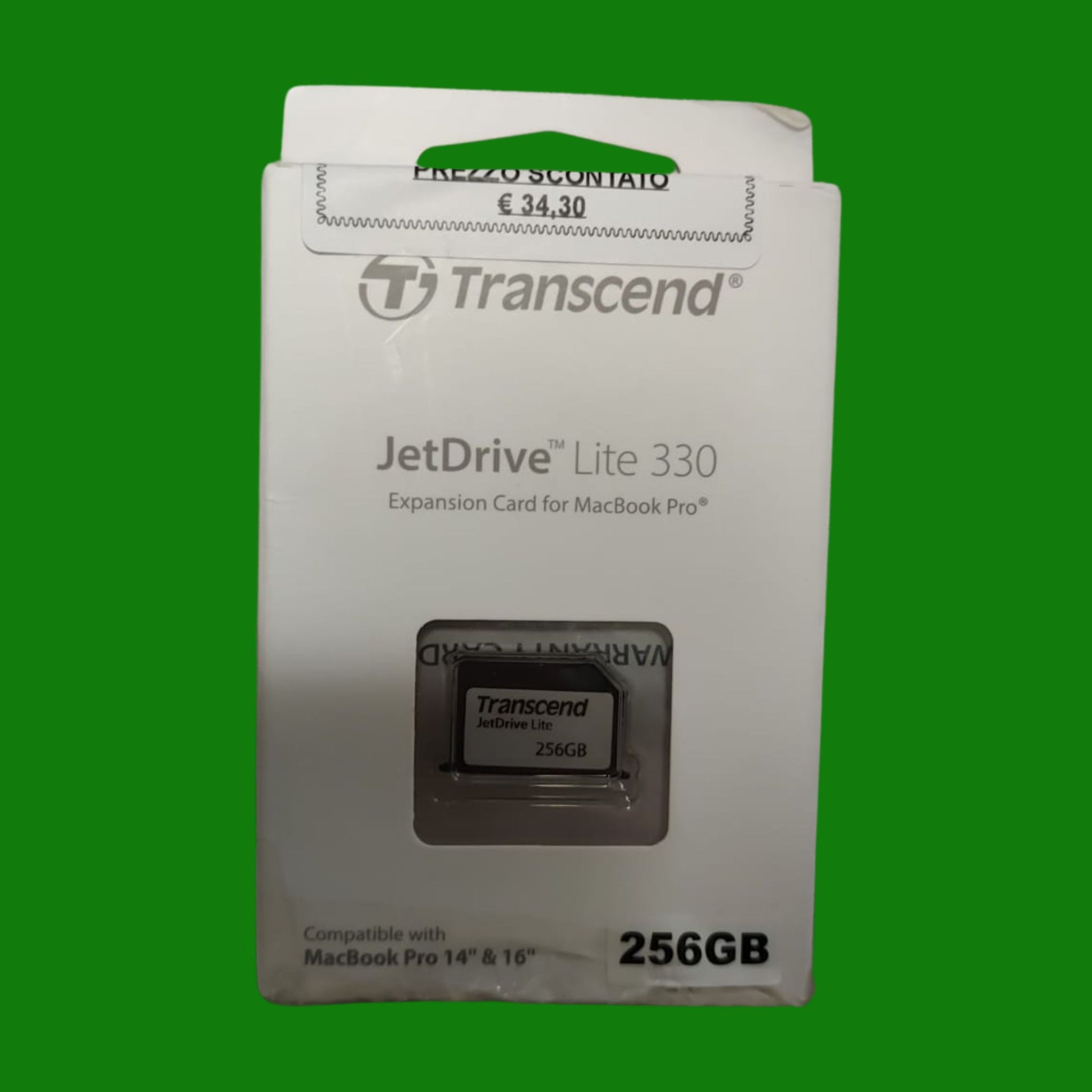 Transcend JDL130 JetDrive Lite 130 da 256 GB, scheda di espansione per MacBook Air 13"