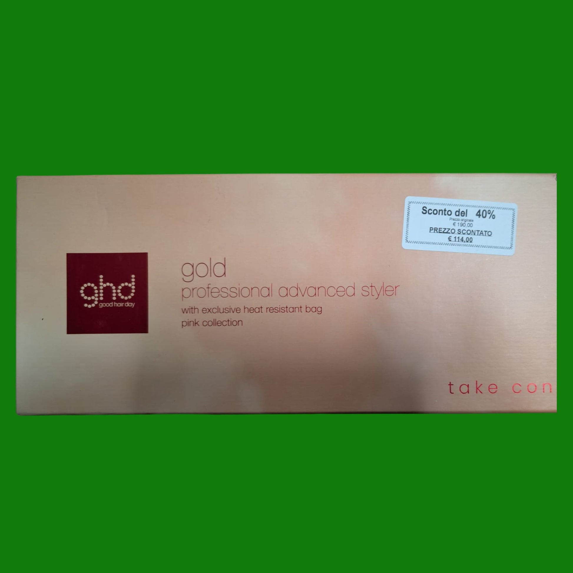 GHD Gold Styler - Piastra per capelli professionale e innovativa - Edizione Limitata (Rosa Pesca)