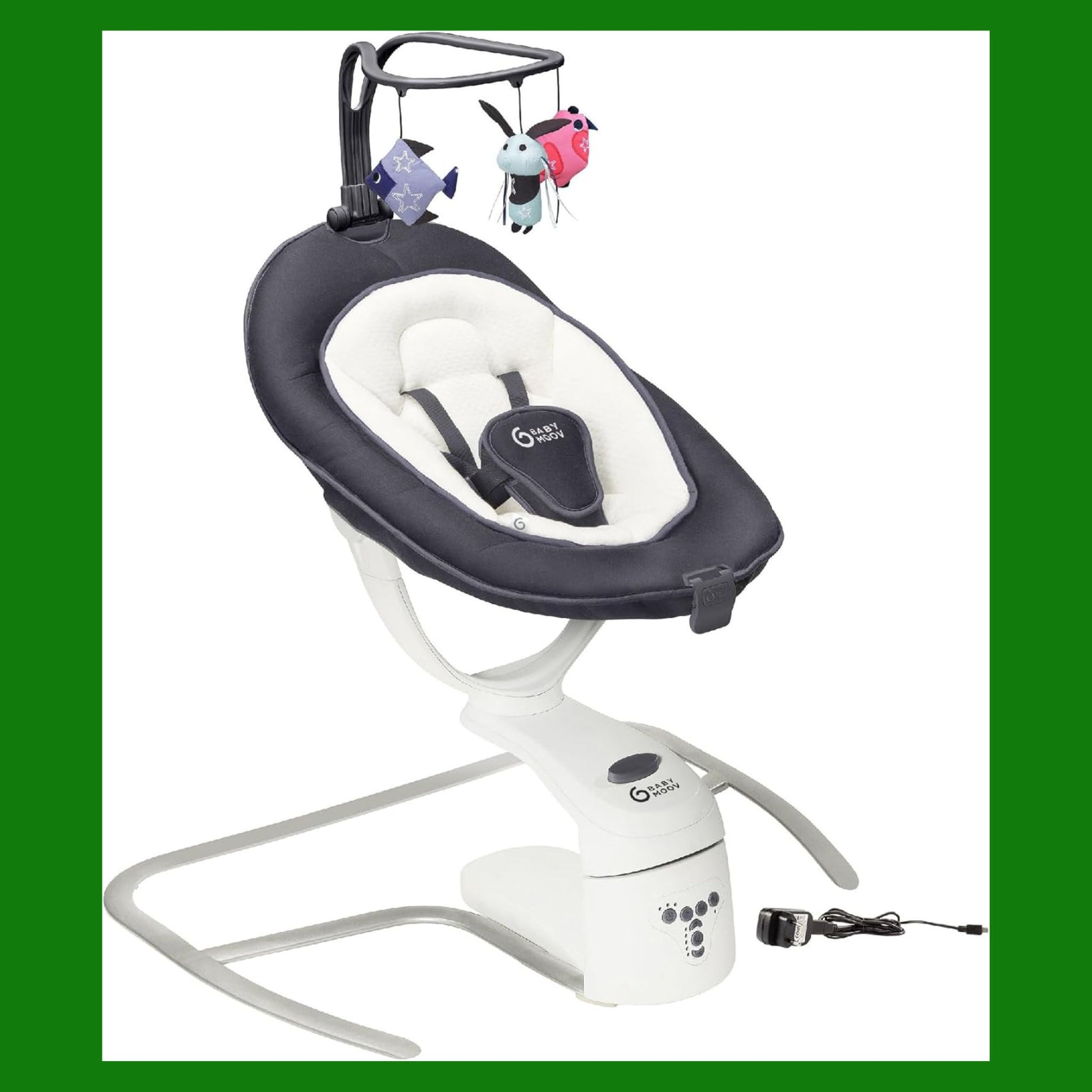 Babymoov Altalena per Bambini Swoon Motion – Seduta Girevole 360°