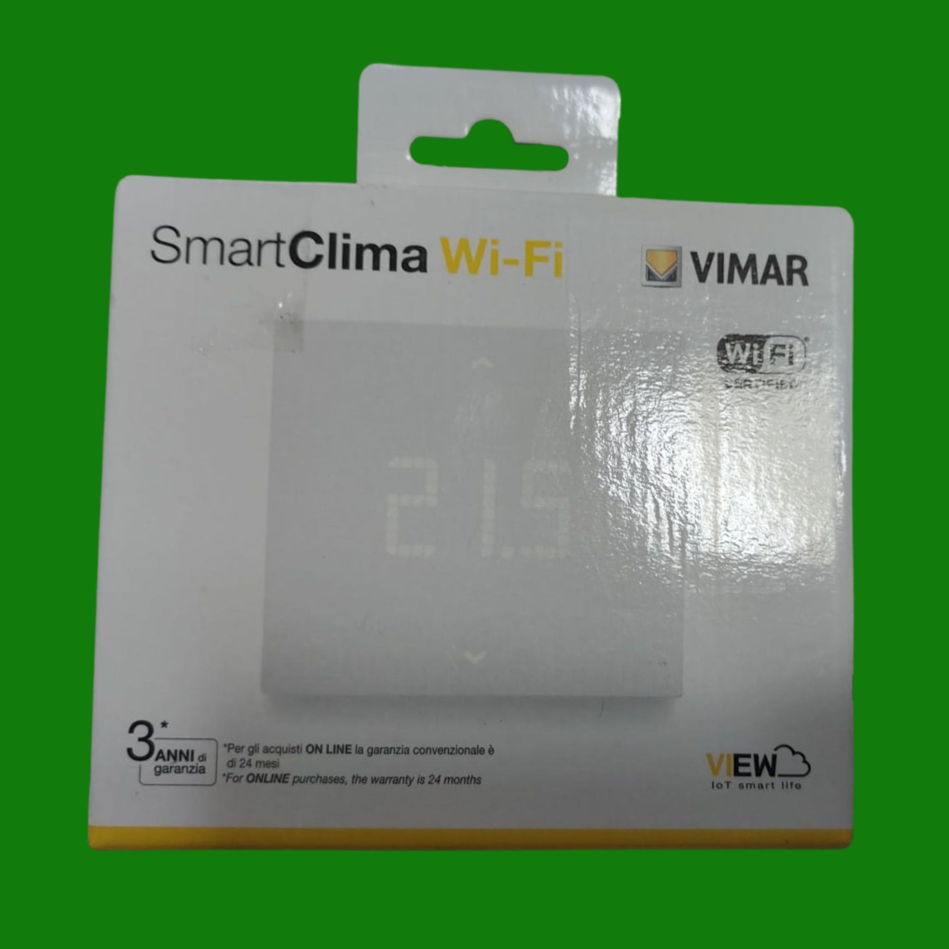 Vimar 02912 Termostato WiFi, compatibile con assistenti vocali Alexa e Google