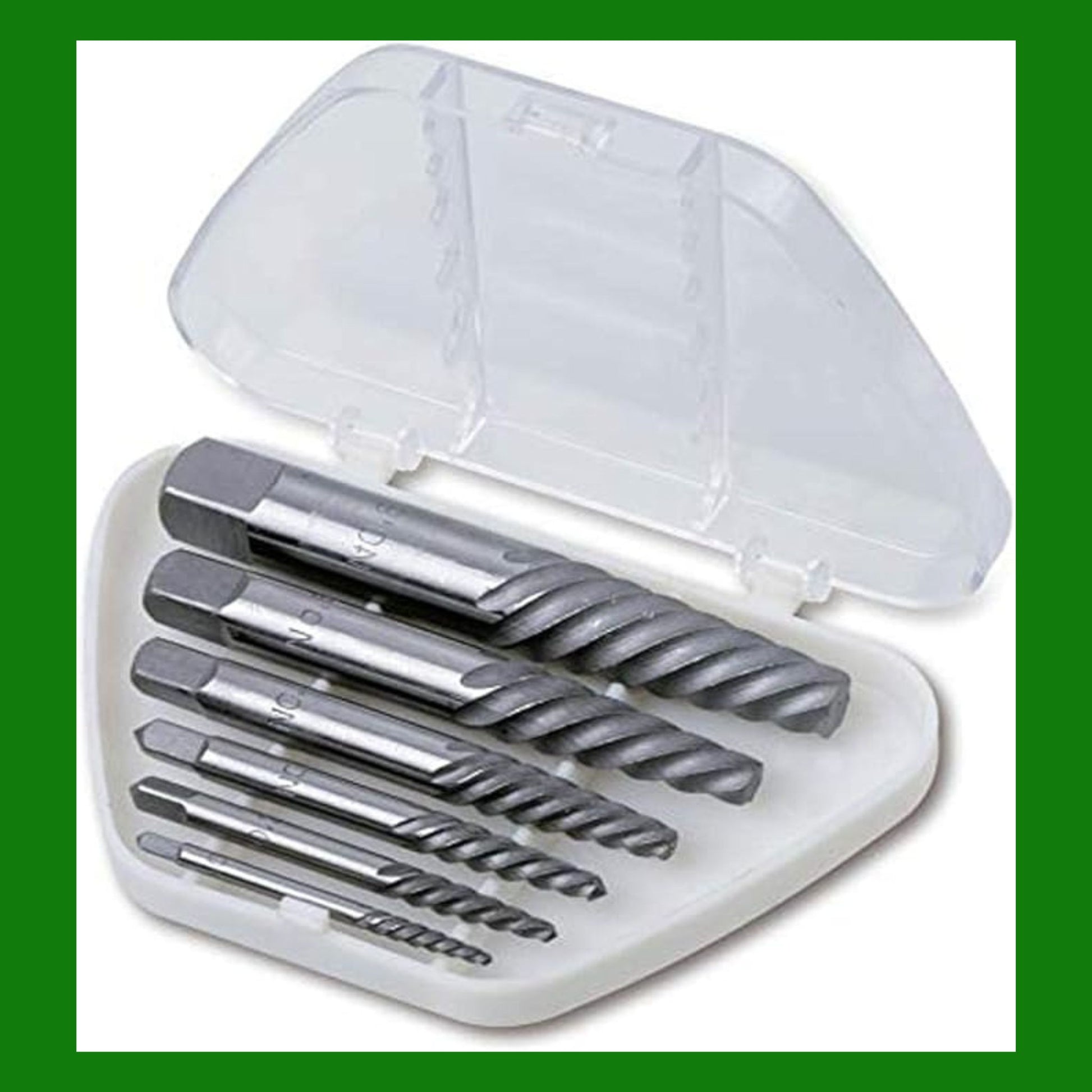 Beta 1430/S6 - Serie di estrattori conici per viti e prigionieri danneggiati destrorsi in astuccio di plastica