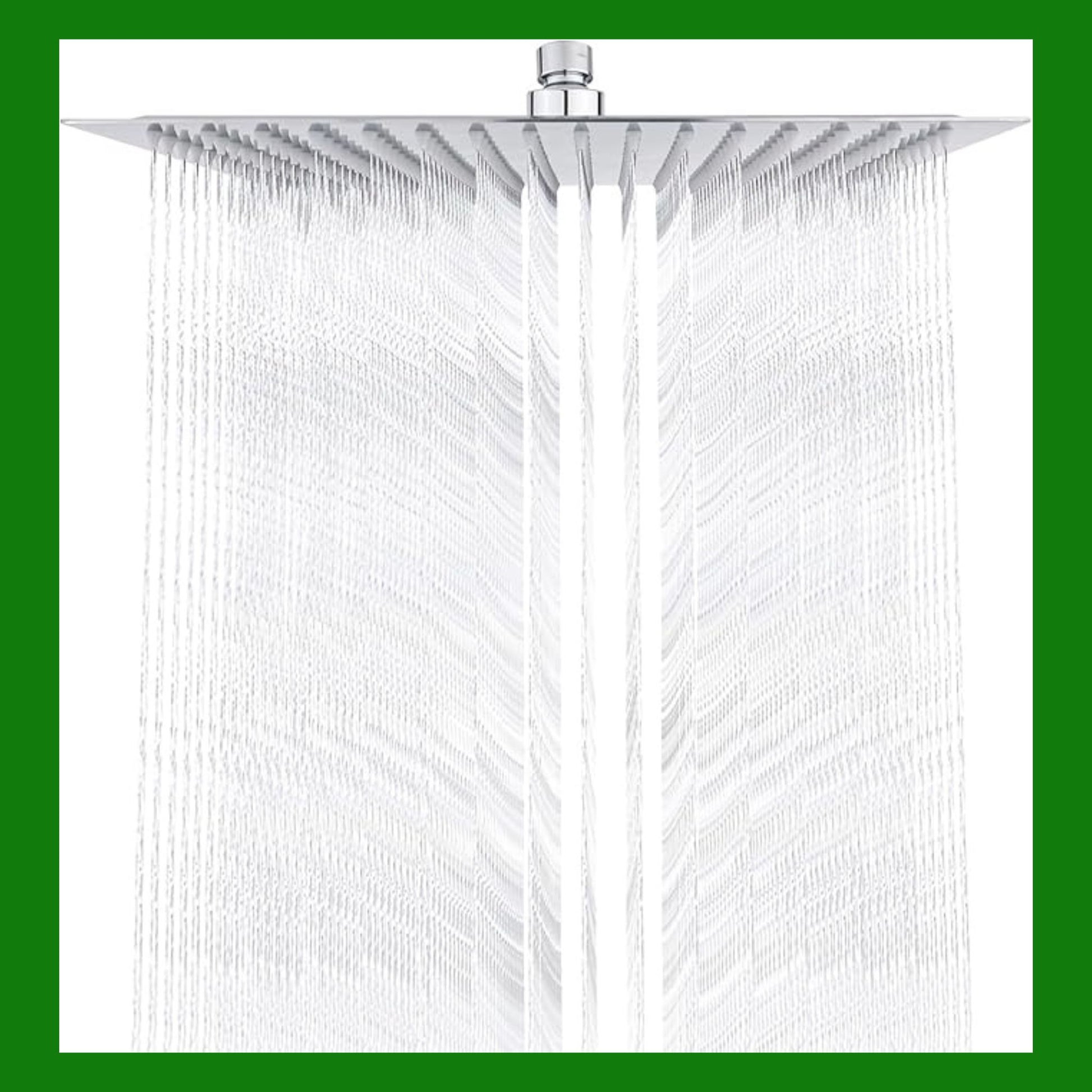 GRIFEMA, Soffione Doccia a Pioggia,Doccia Fisso Grande Quadrato, 30 x 30 cm