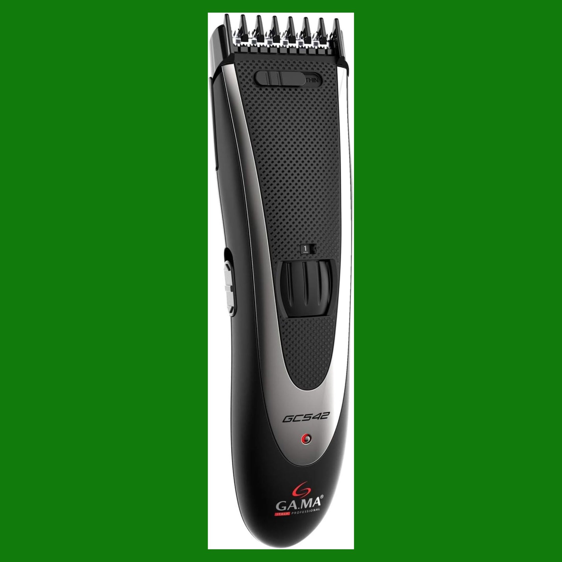 Gama Italy Professional GC542 Tagliacapelli Cord-Cordless Leggero, 24 Regolazioni di Taglio