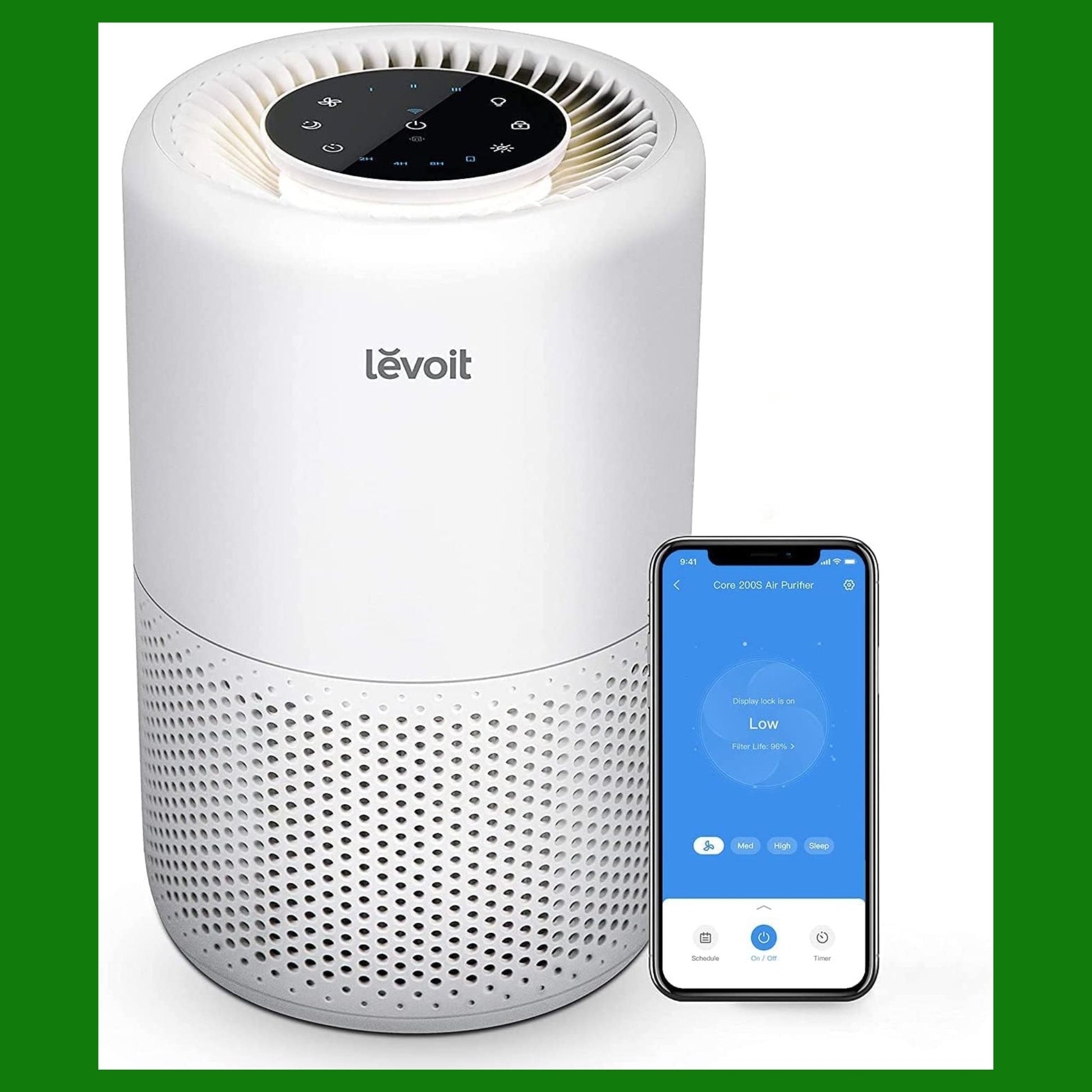 LEVOIT Purificatore d'Aria Smart con Filtro HEPA, Depuratore con APP e Alexa