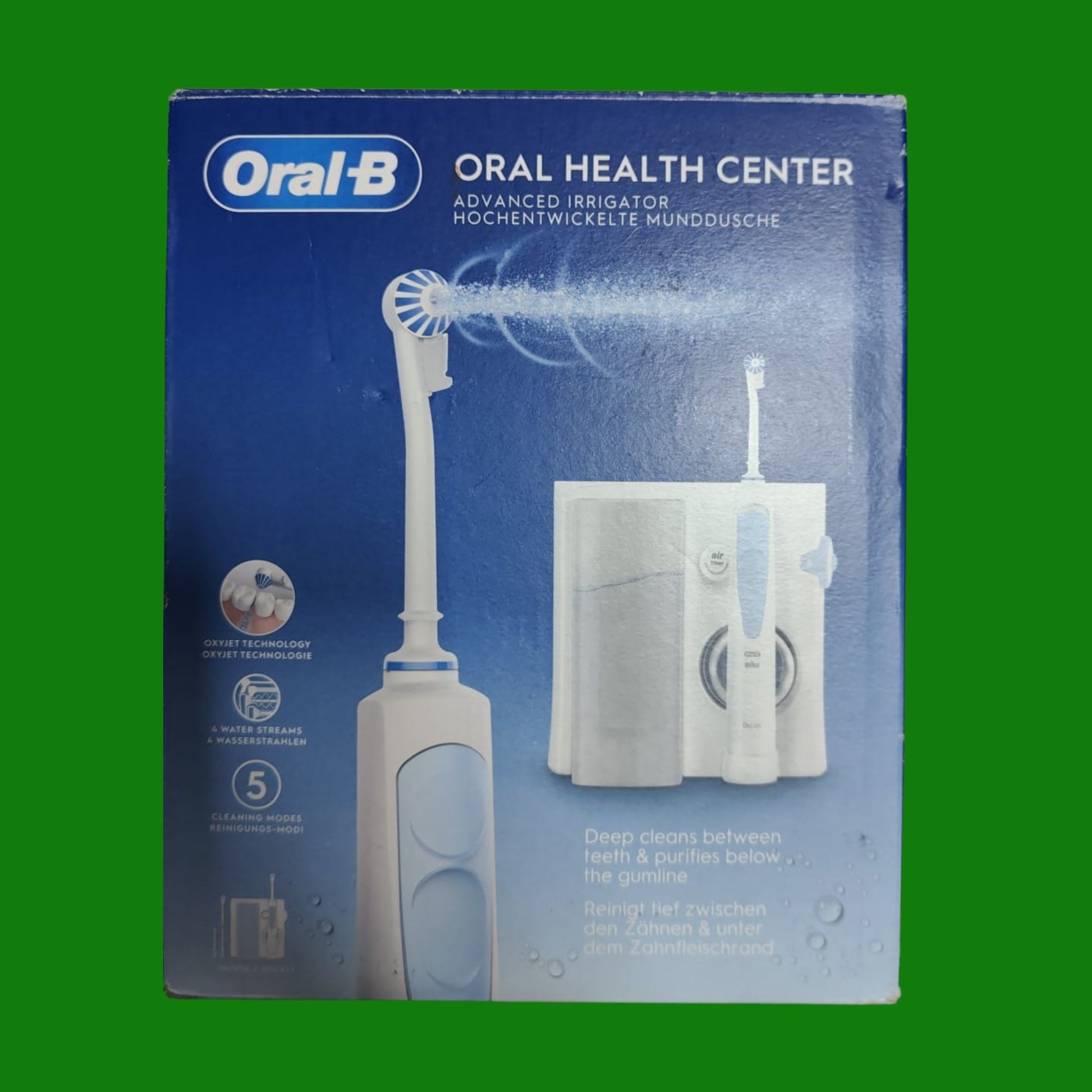 ORAL-B Idropulsore Health Center Avanzato con 2 Beccucci Oxyjet