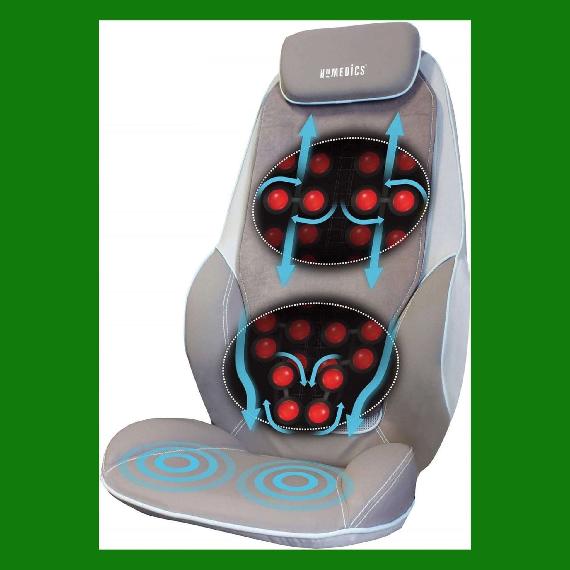HoMedics ShiatsuMax, Sedile Massaggiante Shiatsu per Schiena