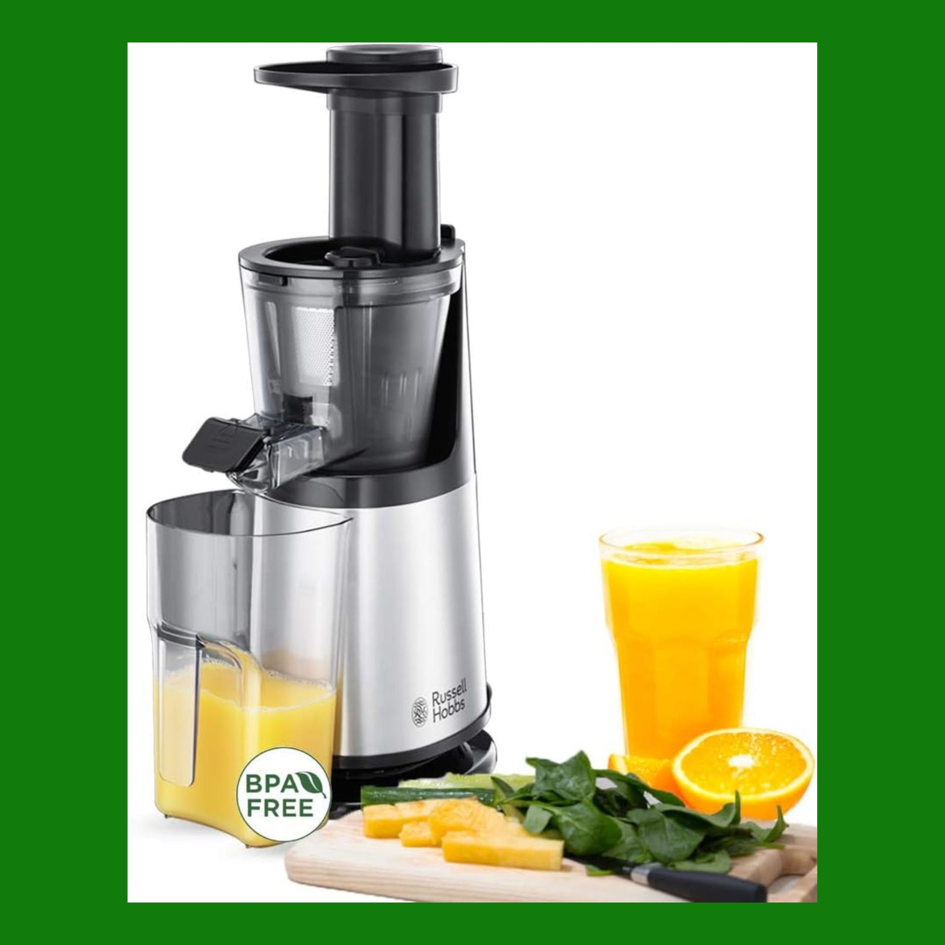 Russell Hobbs Slow Juicer Sistema di Estrazione Succo a Freddo