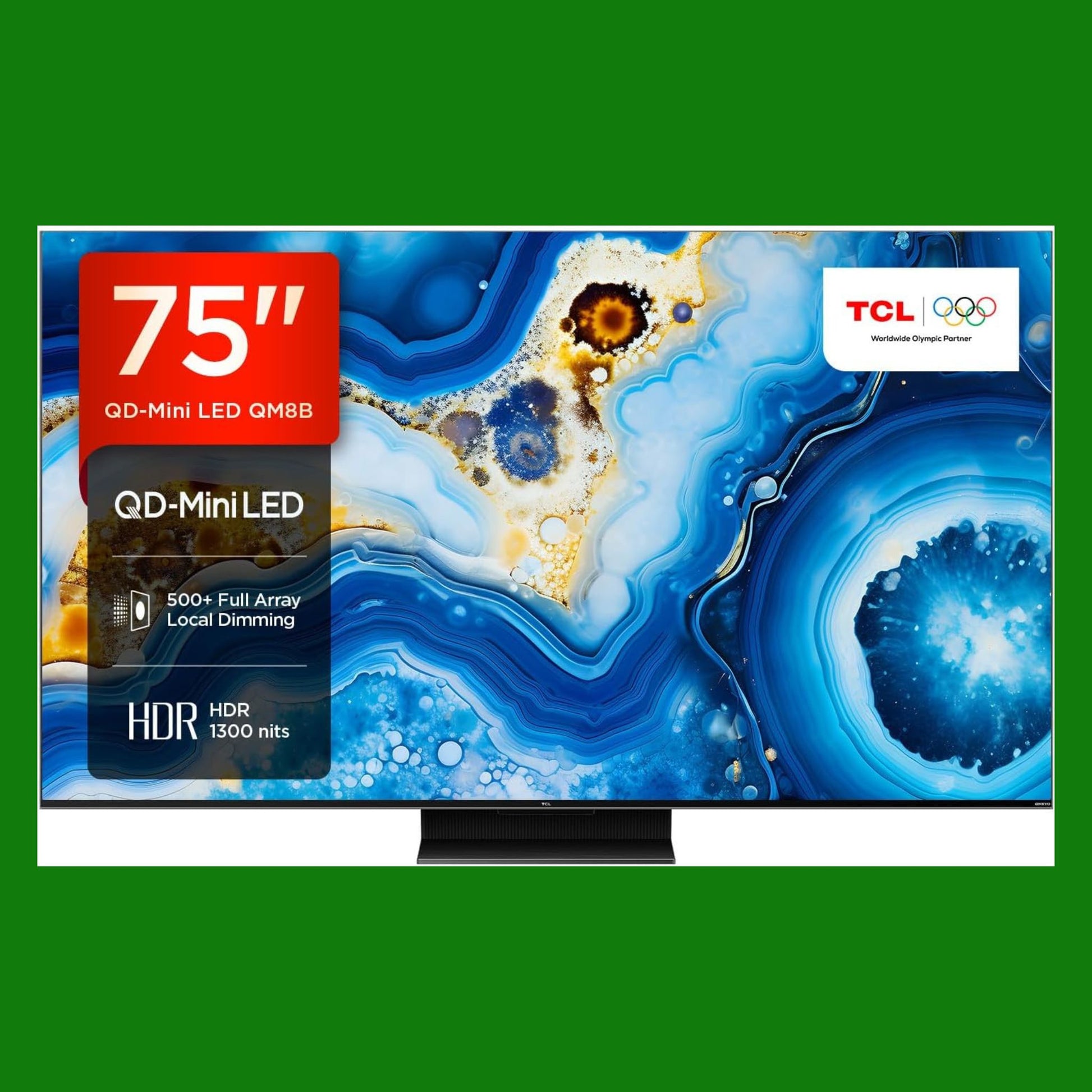 TCL 75QM8B TV Mini LED 75”, Pannello QLED 144Hz
