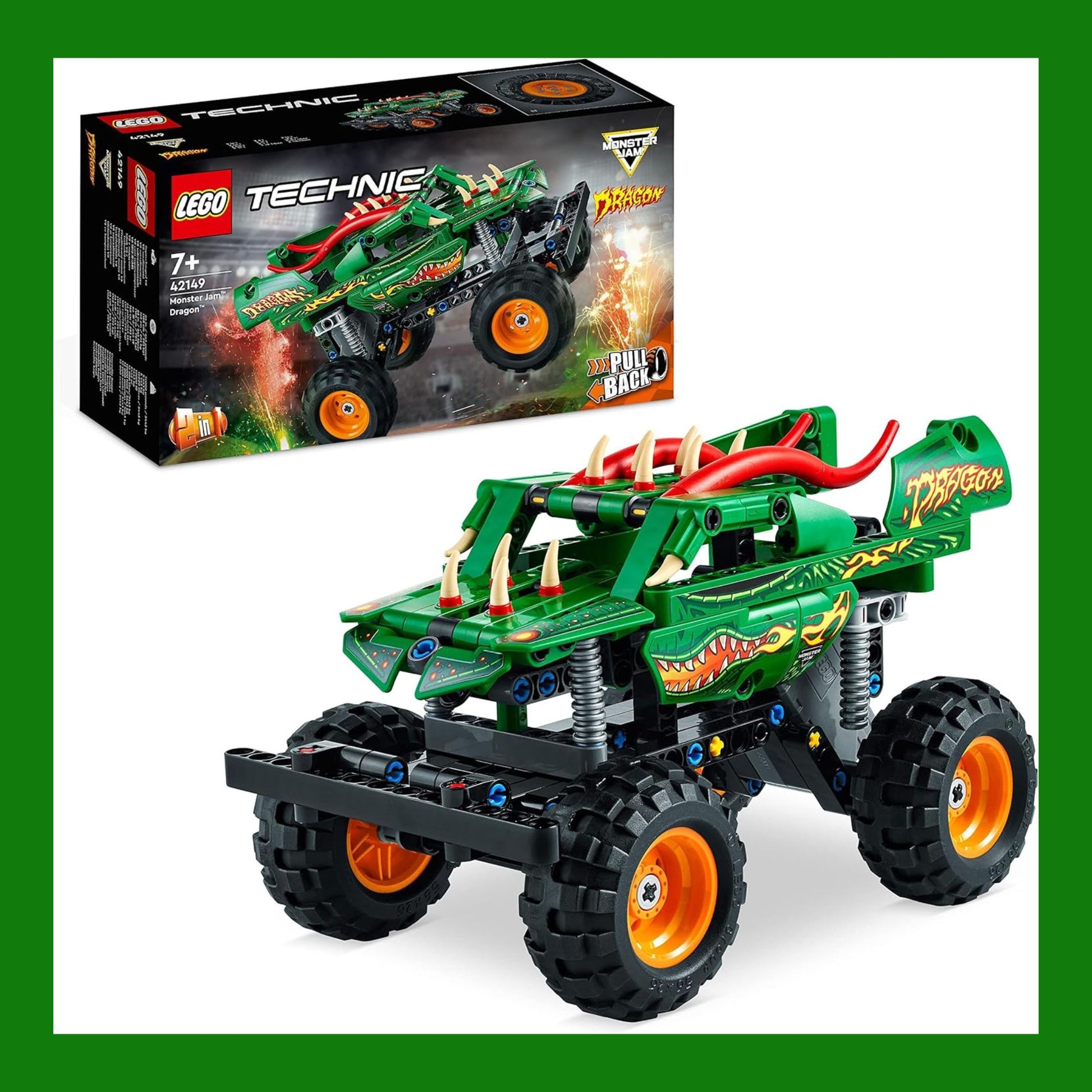 LEGO Technic Monster Jam Dragon, Set Monster Truck 2 in 1