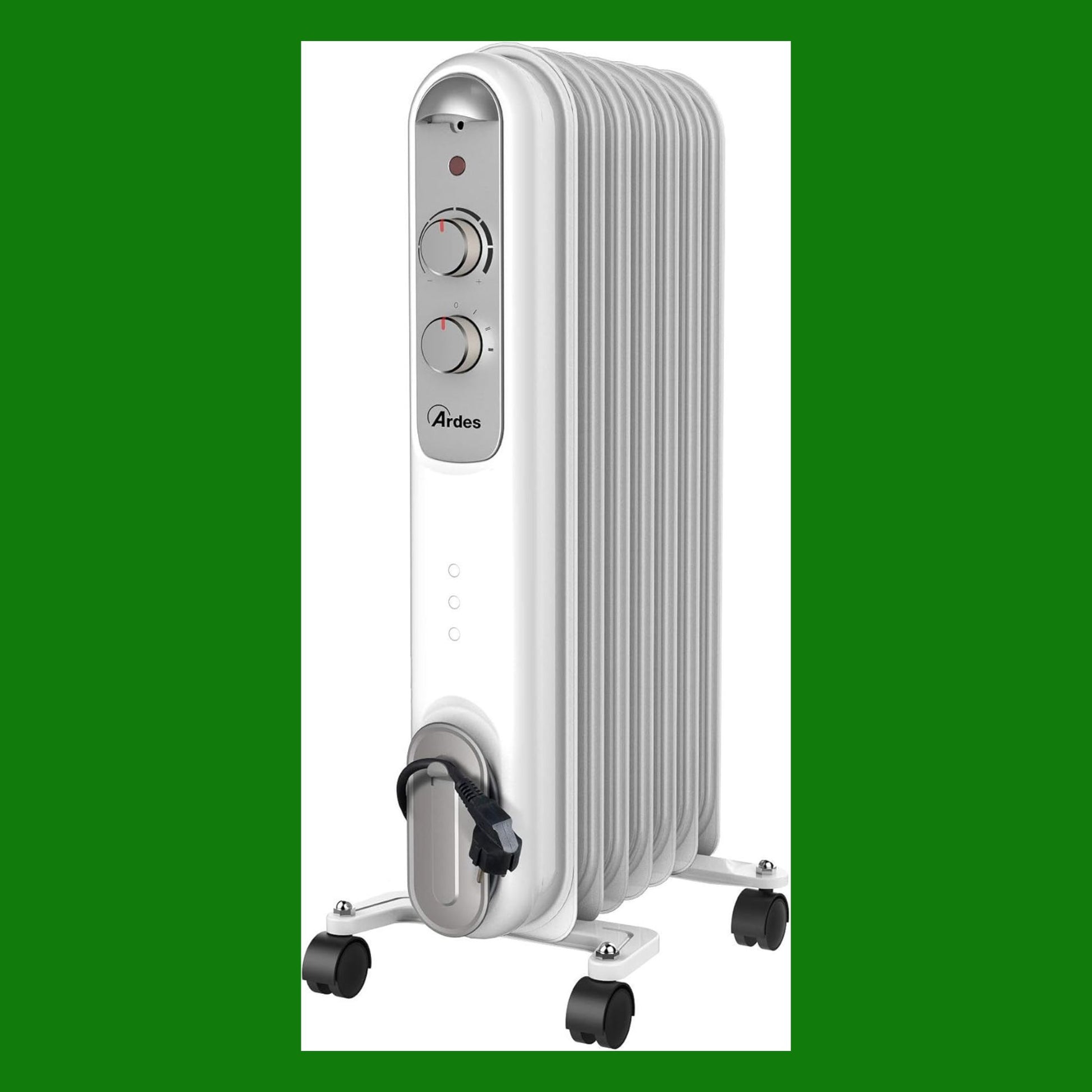 ARDES CURVY Radiatore a Olio 7 Elementi - Termosifone 3 Potenze 1500W
