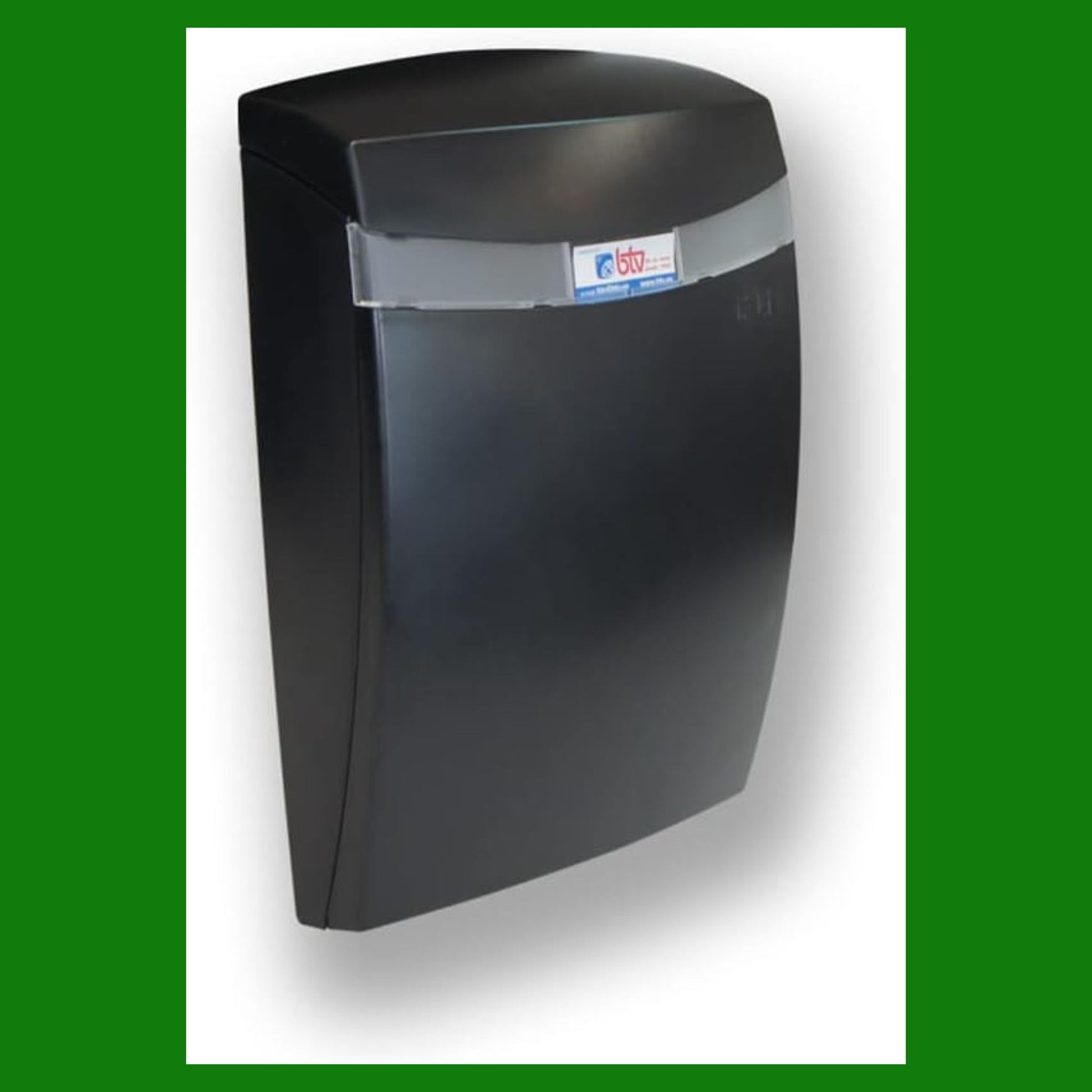 cassetta della posta BTV 12741 – Dispenser Galaxy in PVC, colore: nero
