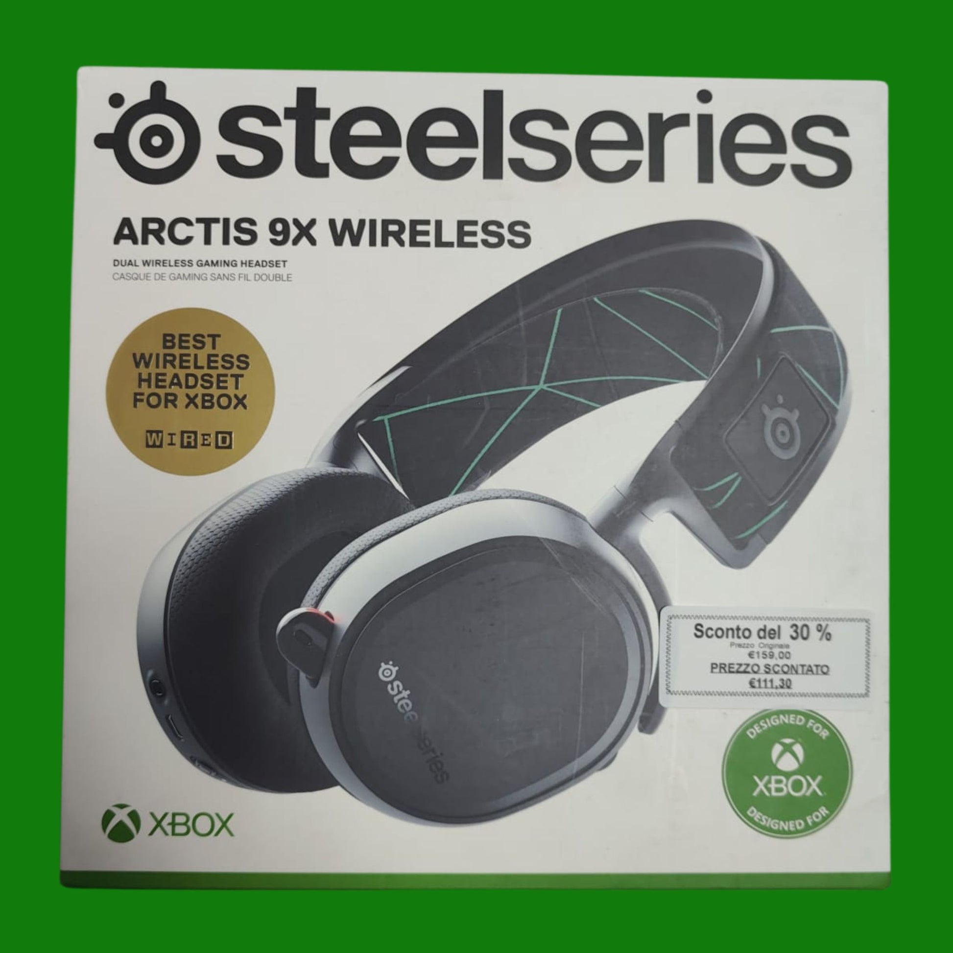 SteelSeries Arctis 9X, Cuffie da gioco wireless, Connettività Bluetooth e Wireless Xbox