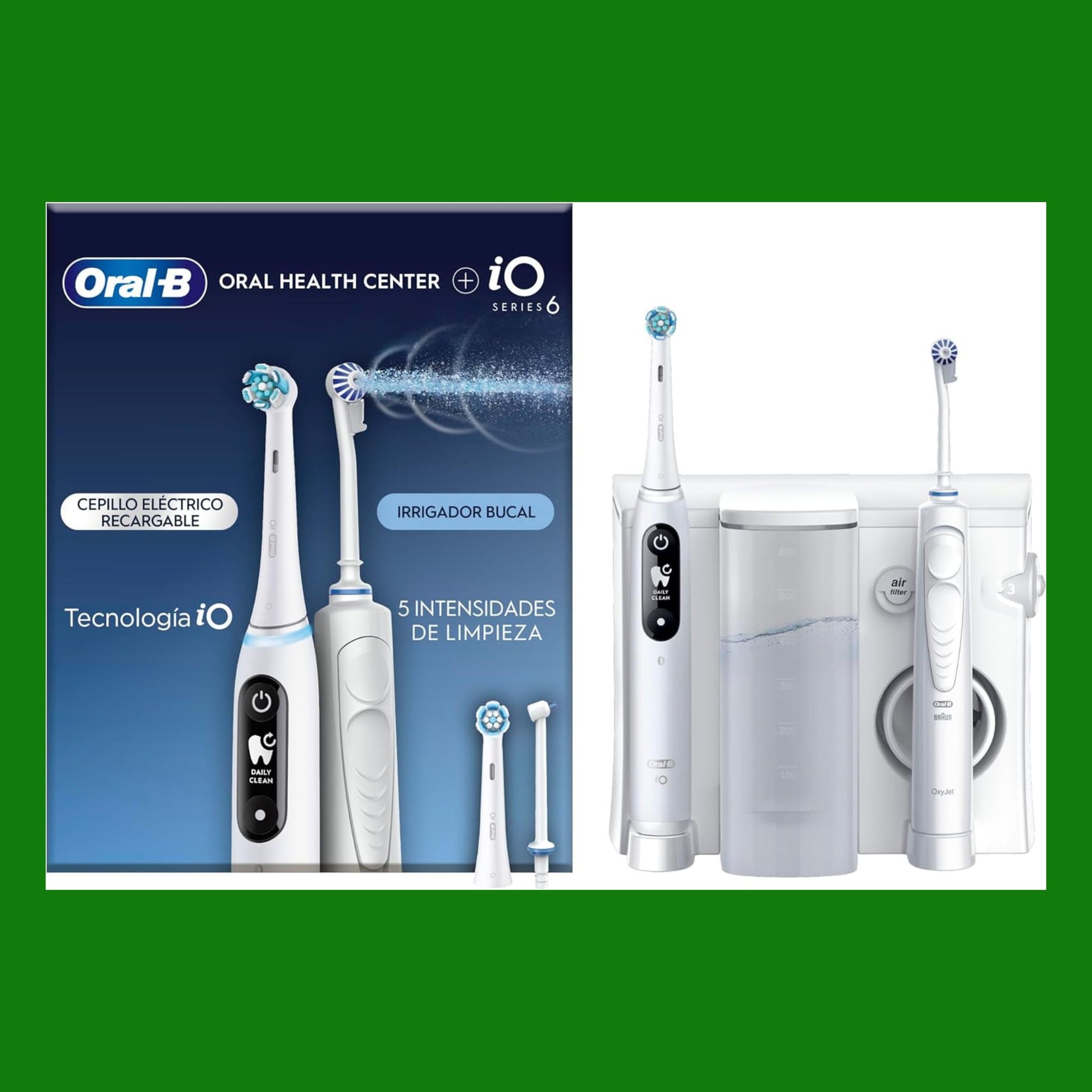 Oral-B Idropulsore con 1 Beccuccio Oxyjet, 1 Beccuccio Con Getto D'acqua