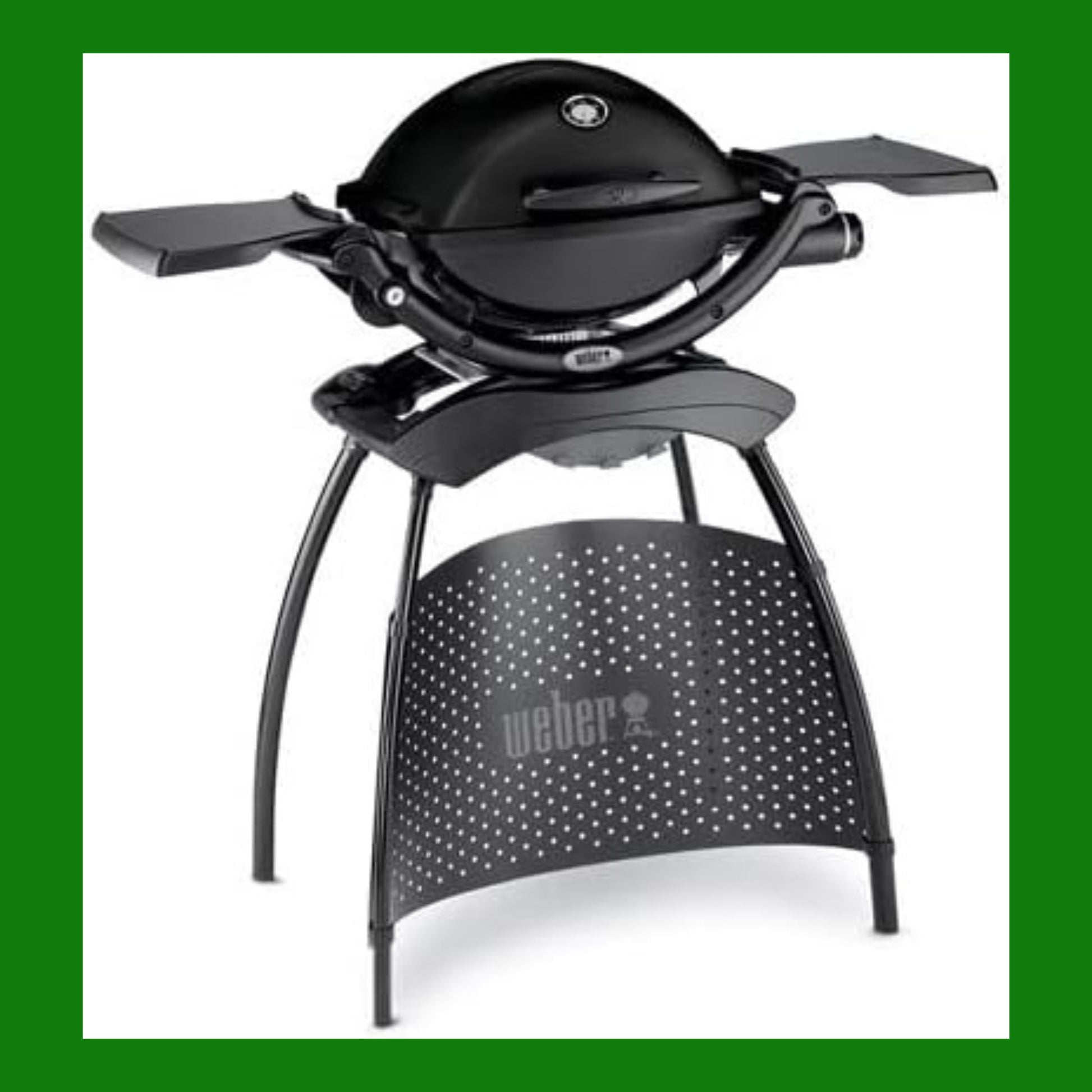Weber Q1200 Barbecue a Gas con Supporto, Superficie di Cottura 43 x 32 cm