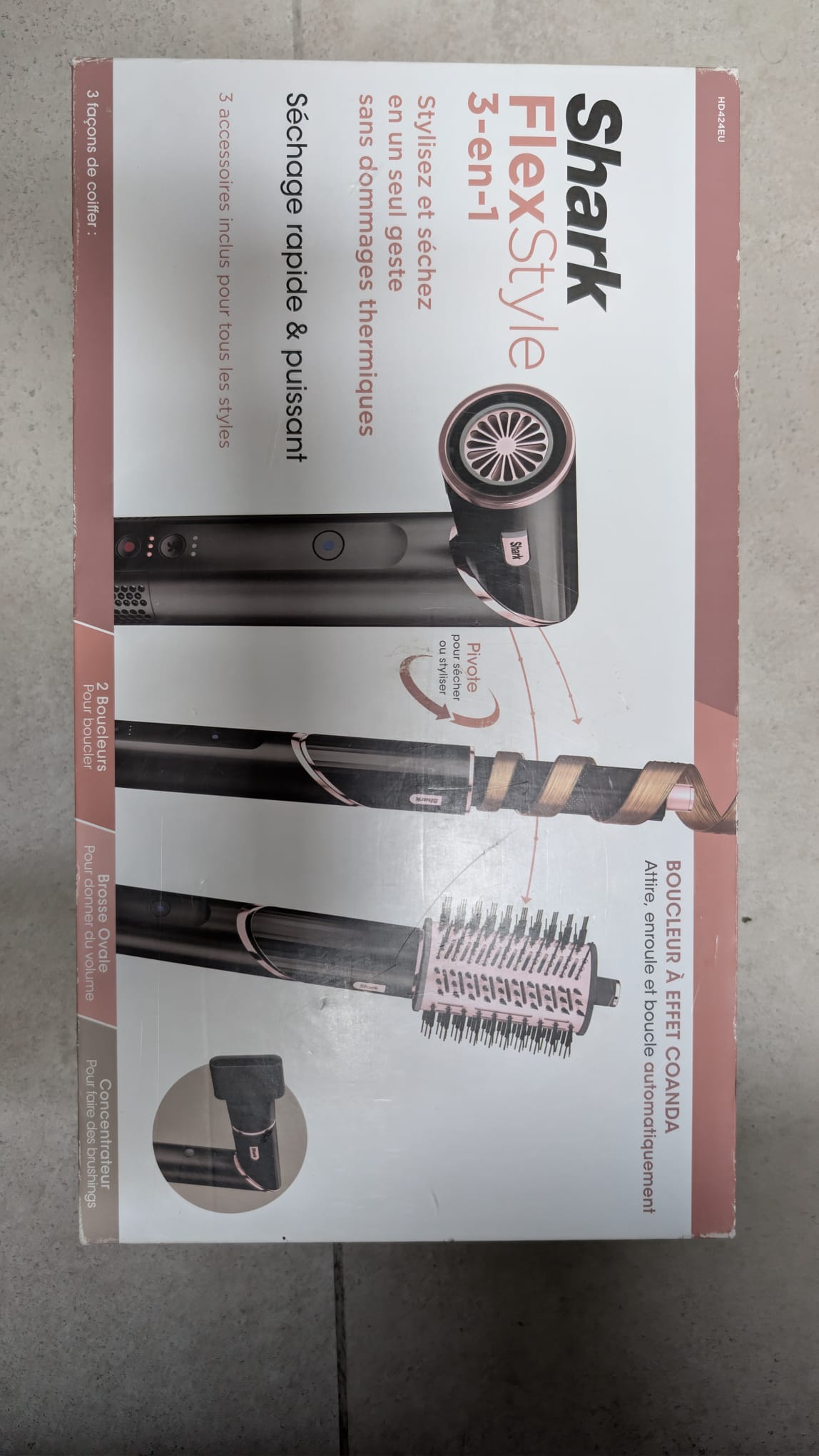 Shark FLEXSTYLE Styler e Asciugacapelli 3 en 1, con Arricciacapelli, Spazzola Ovale Volumizzante