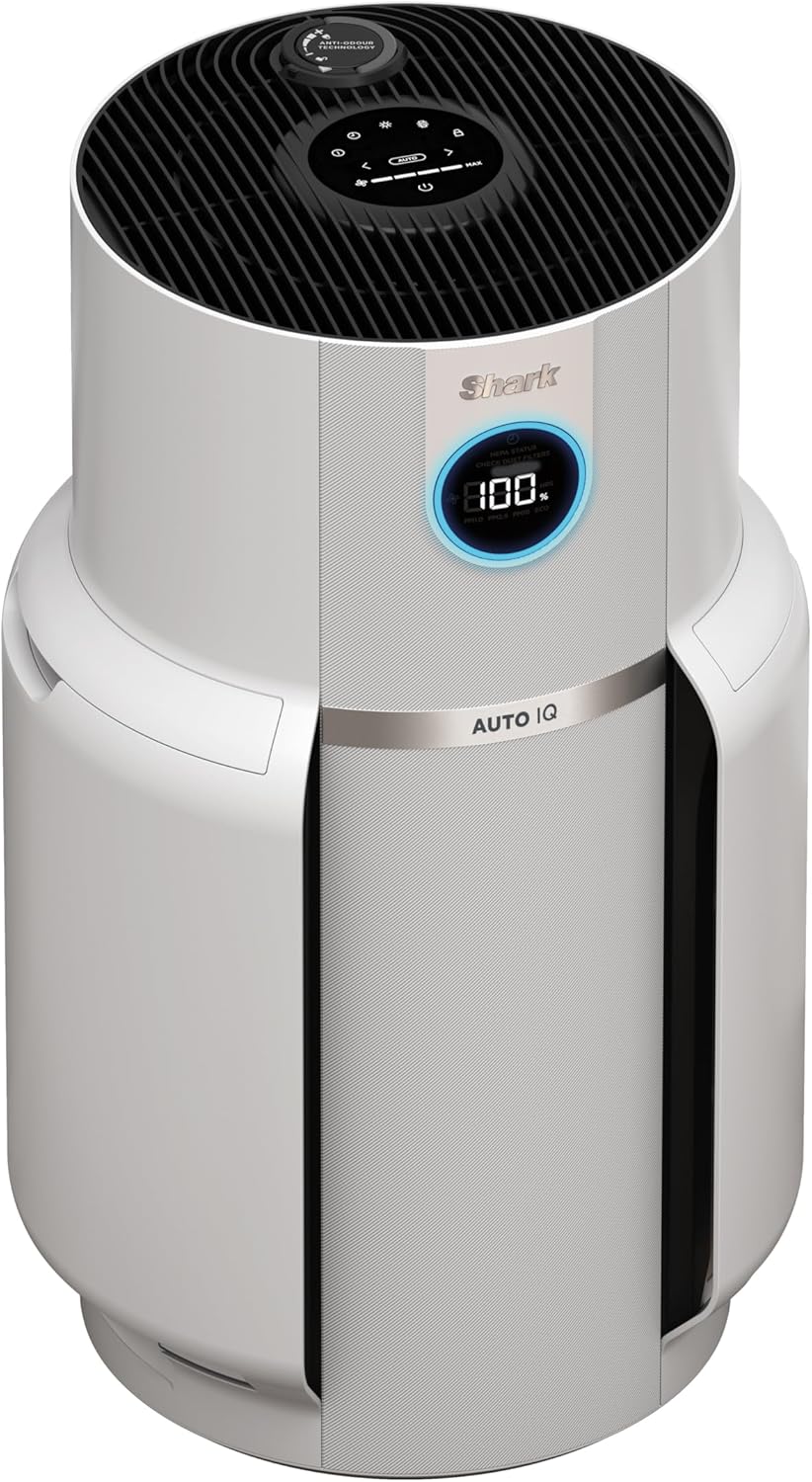 Shark NeverChange fino a 5 anni Purificatore d’aria MAX, copertura grandi ambienti 130 m²