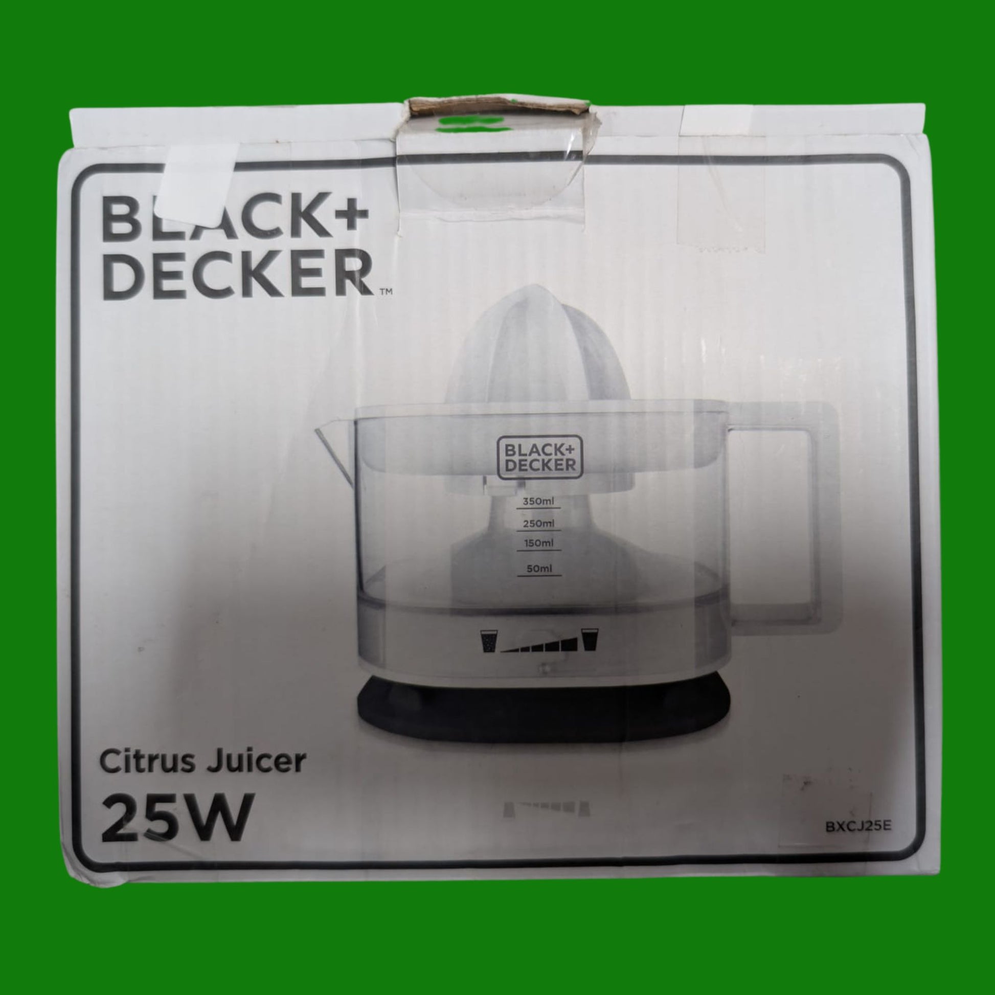BLACK+DECKER BXCJ25E - Spremiagrumi elettrico, 25 W, Doppio Senso di Rotazione, 350 ml