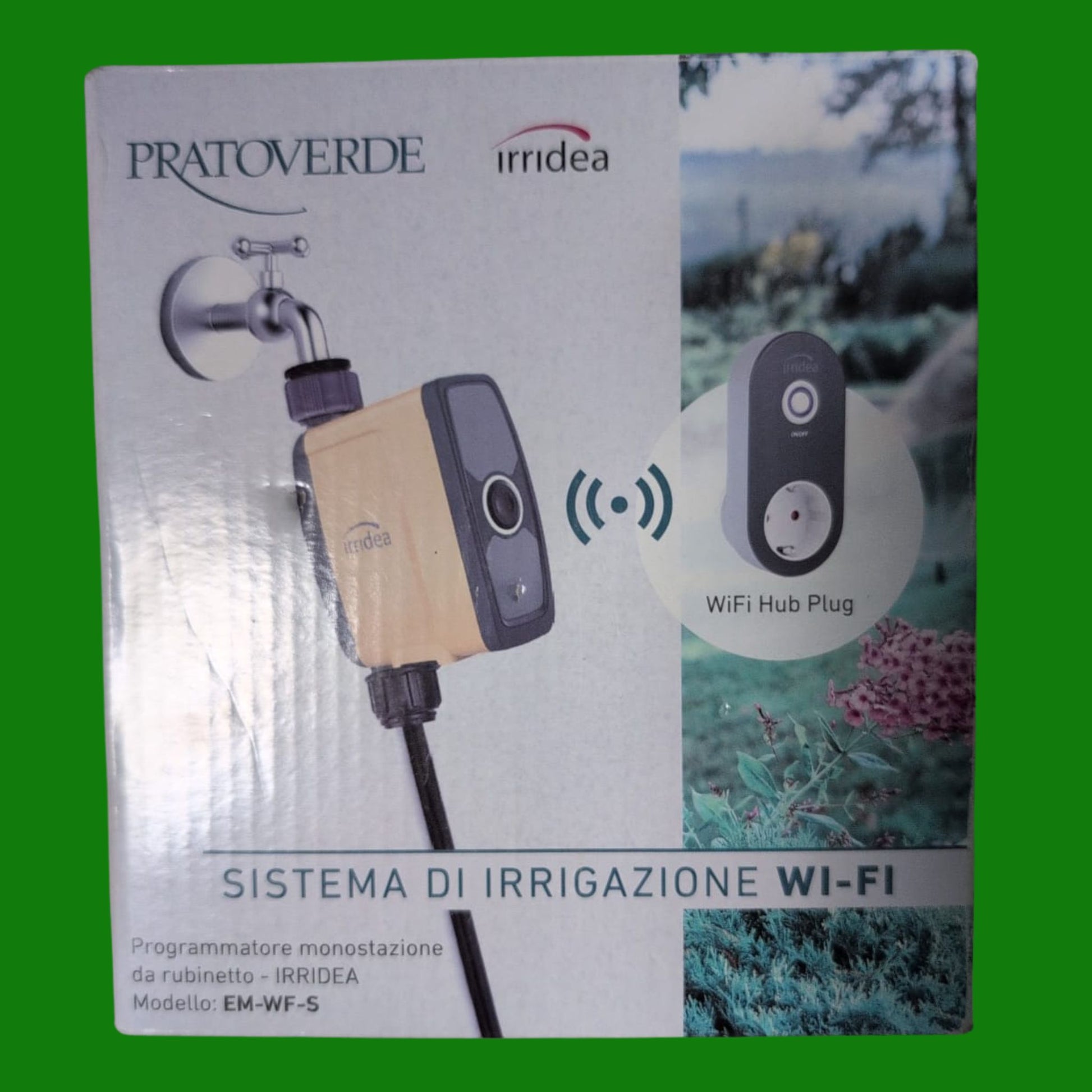 IRRIDEA EM-WF-S PROGRAMMATORE A BATTERIA WIFI EMATE 1 VIA BALCONE GIARDINO ORTO
