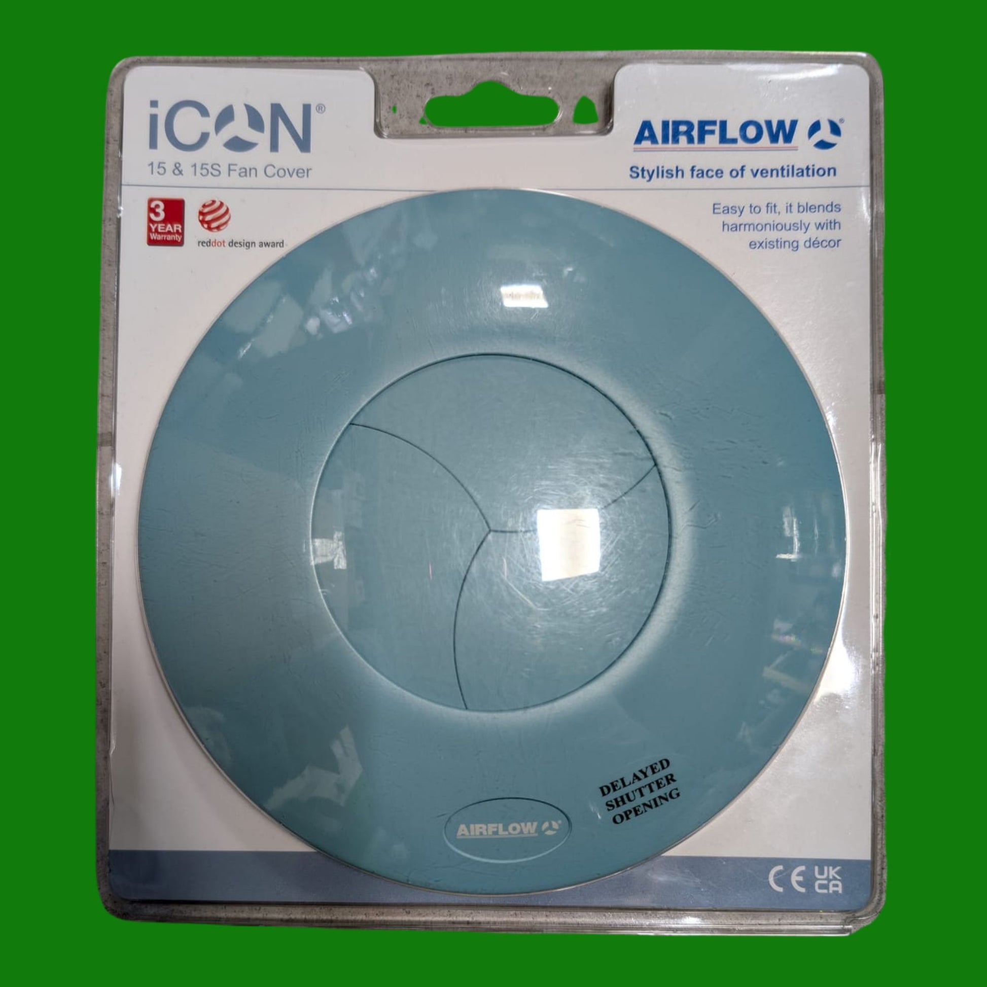 Airflow iCON 15 Copertura Estrattore Turchese