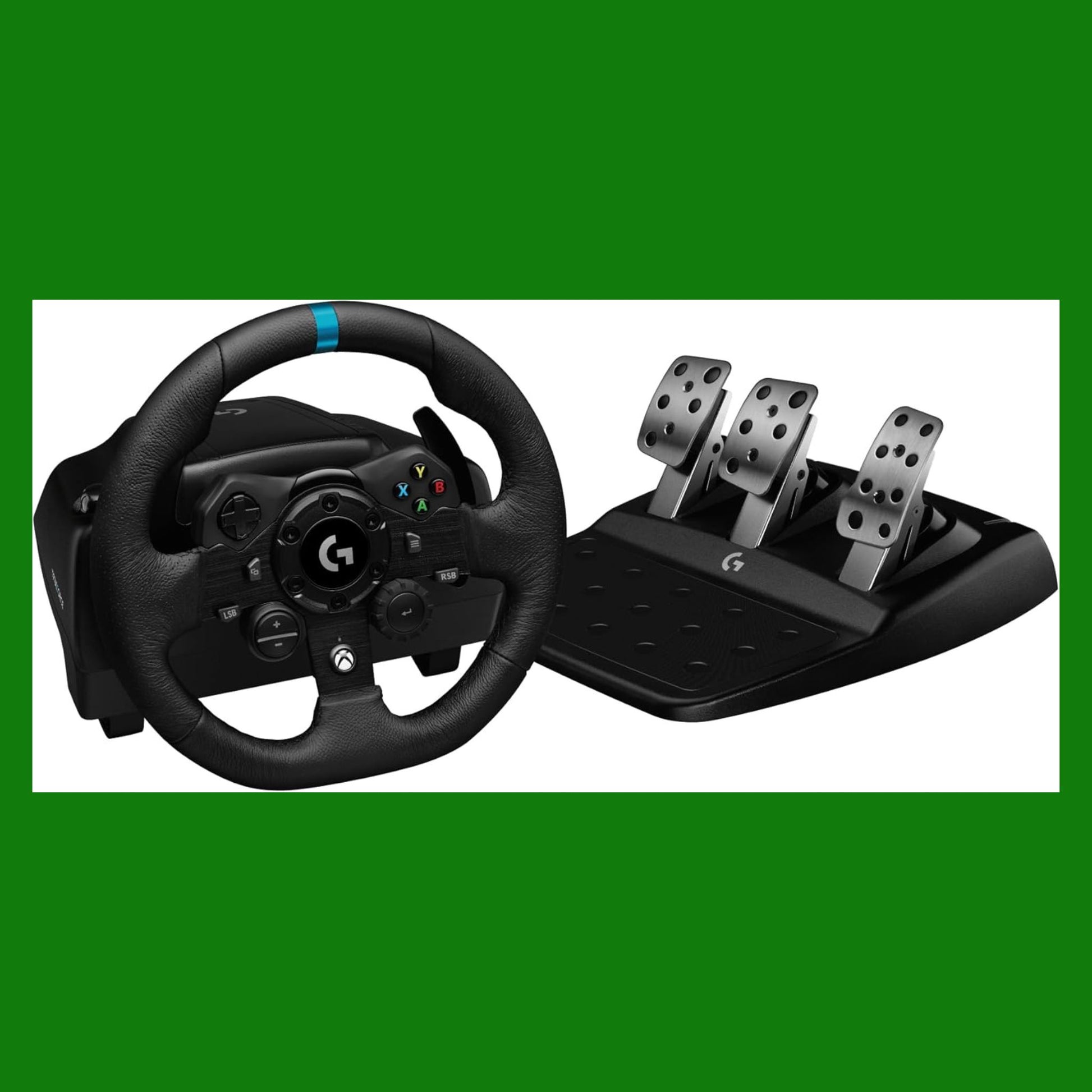Logitech G G923 volante da corsa e pedali per Xbox Series X|S, Xbox One e PC