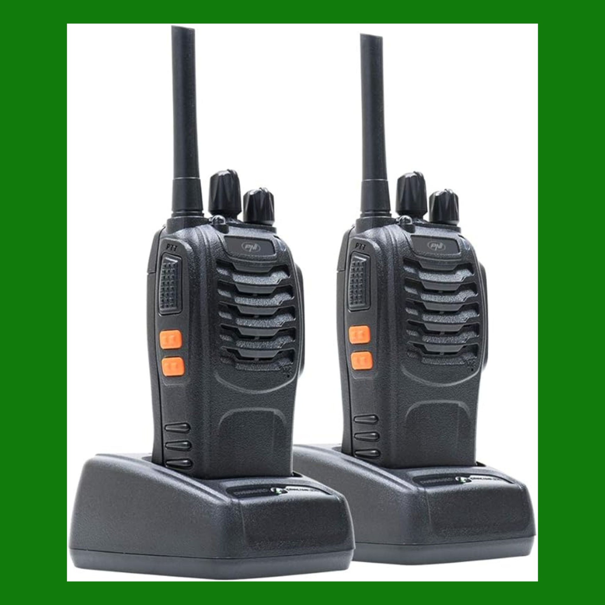 Radio portatile PNI PMR R40 PRO, set con 2 pezzi, 0,5W, ASQ, TOT, monitor, programmabile, batterie 1200mAh, caricabatterie e cuffie inclusi, VOX function