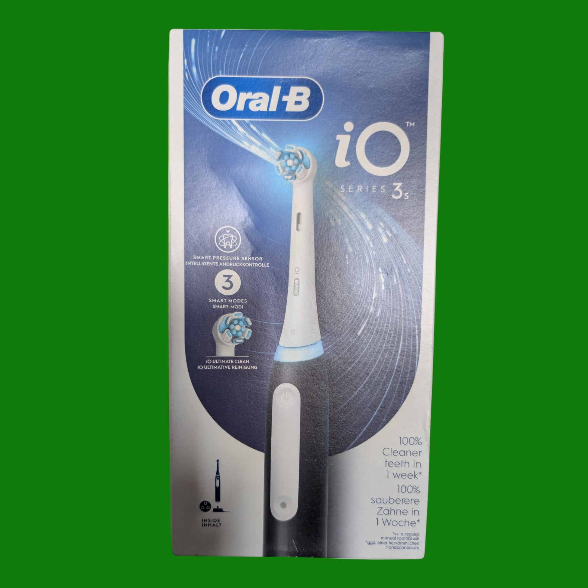 ORAL-B iO 3S NERO SPAZZOLINO ELETTRICO + 1 TESTINA DI RICAMBIO