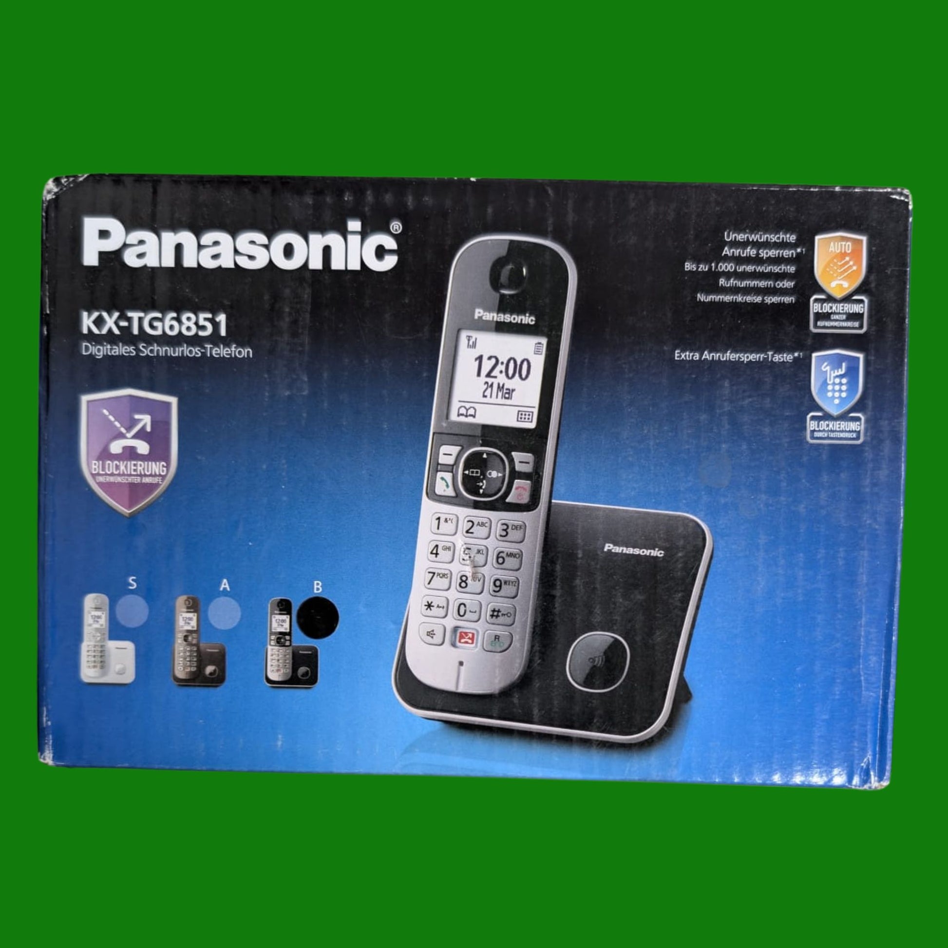 Panasonic Dual-Micro/Nano, KX-TG6851GB telefono cordless