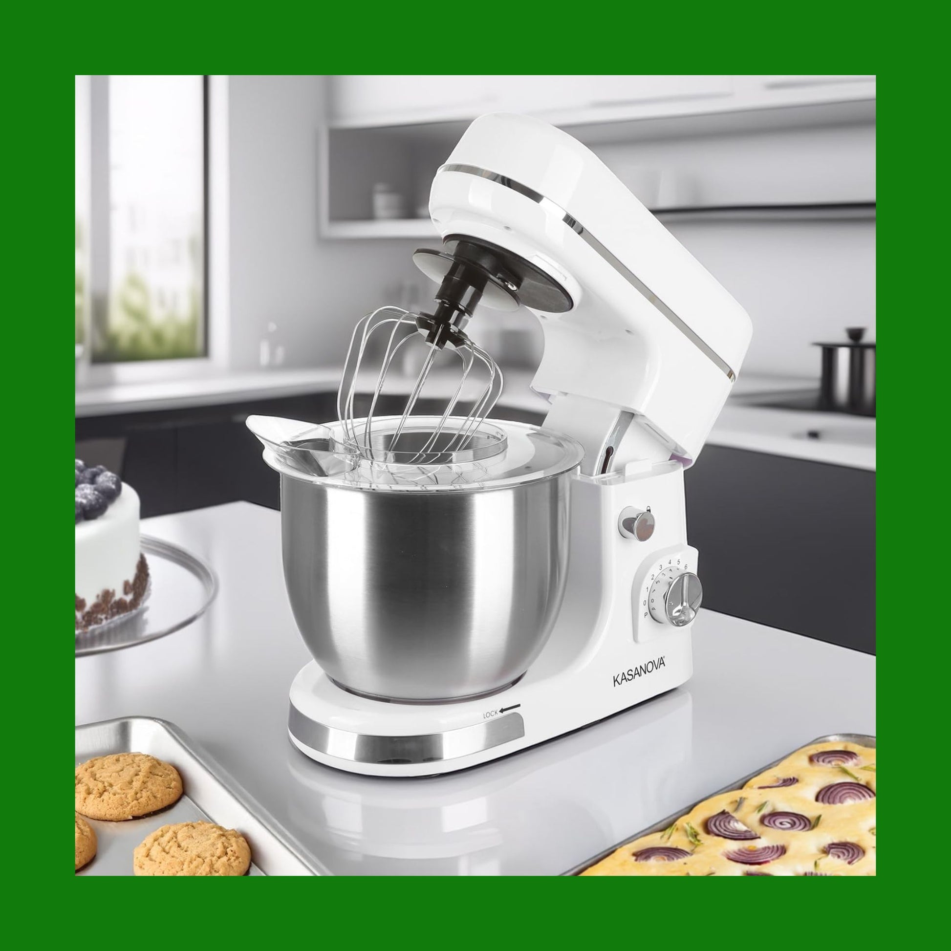 KASANOVA Impastatrice planetaria 5 L 1300 W bianco