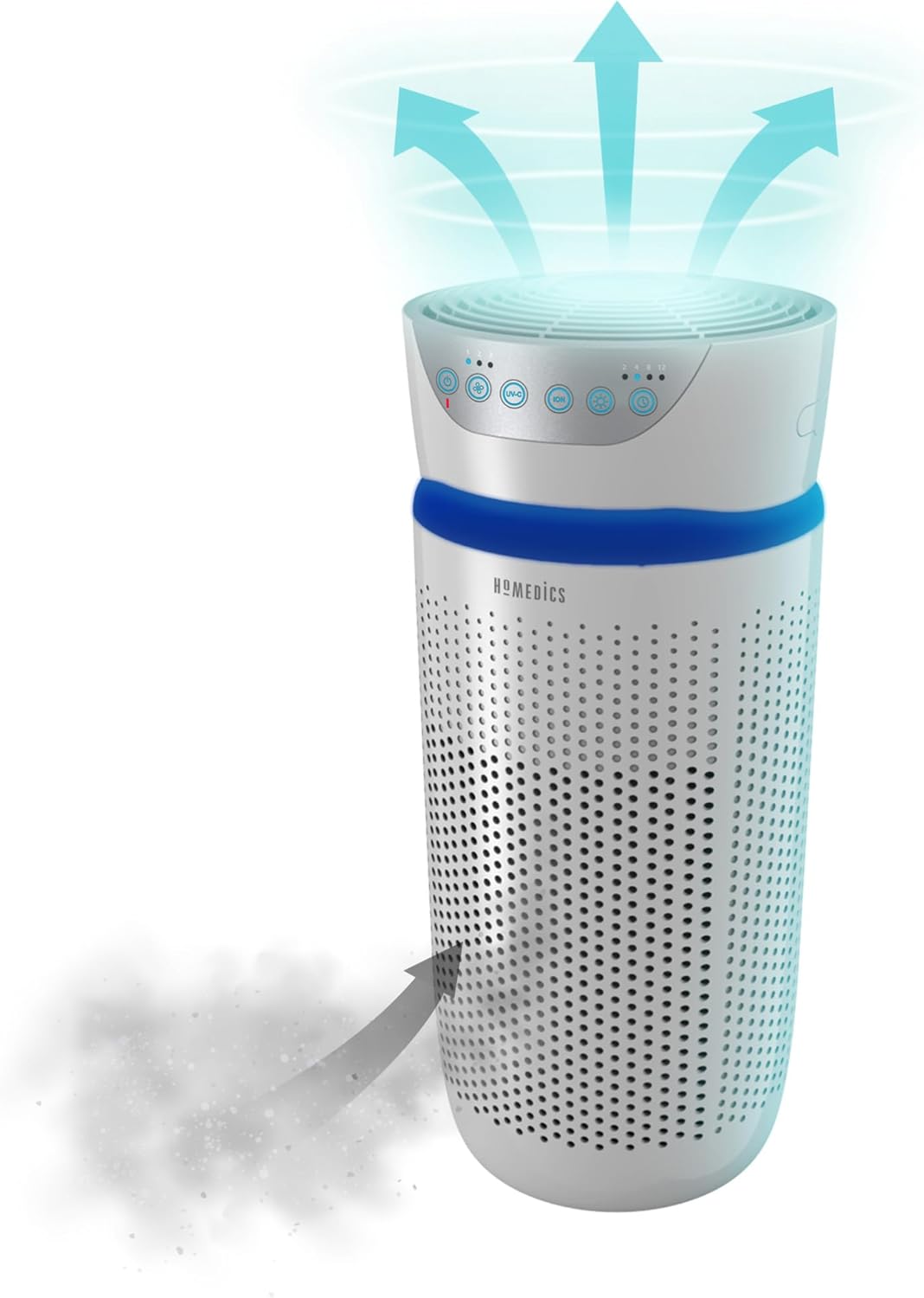 HoMedics Purificatore d'Aria, Filtro HEPA a 360°