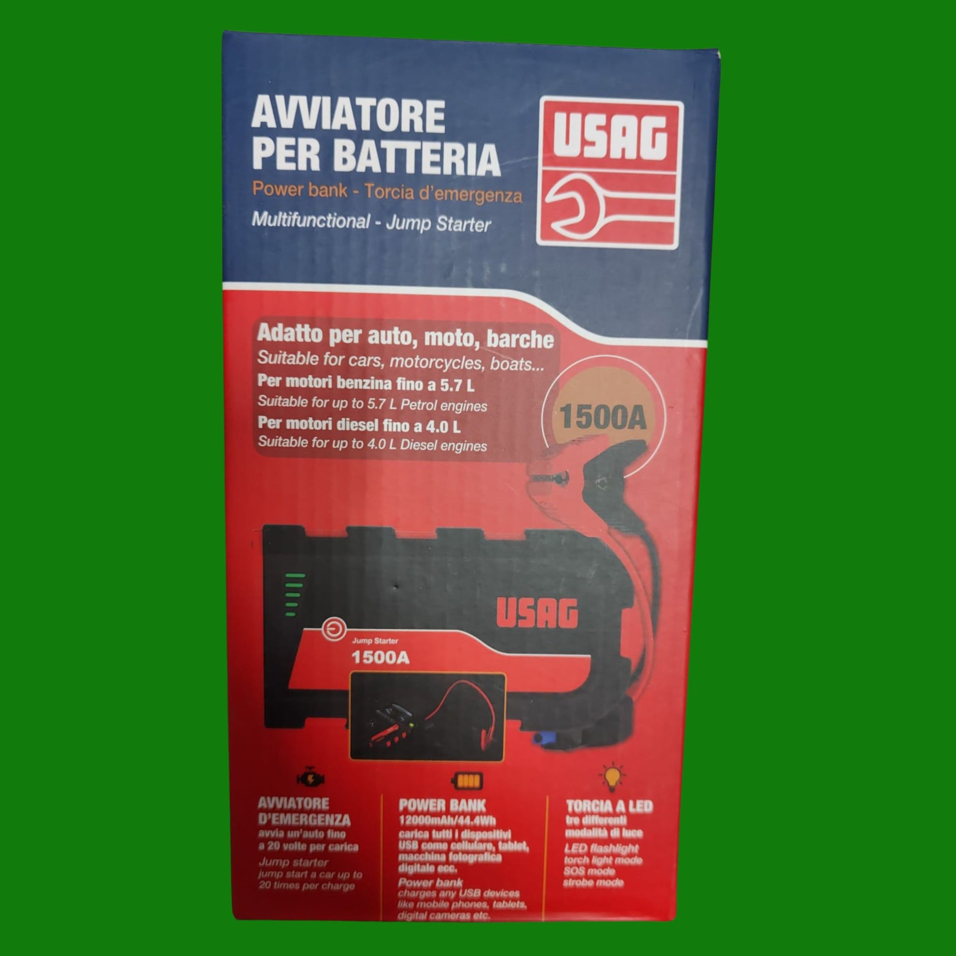 AVVIATORE DI EMERGENZA AUTO USAG 1500 A