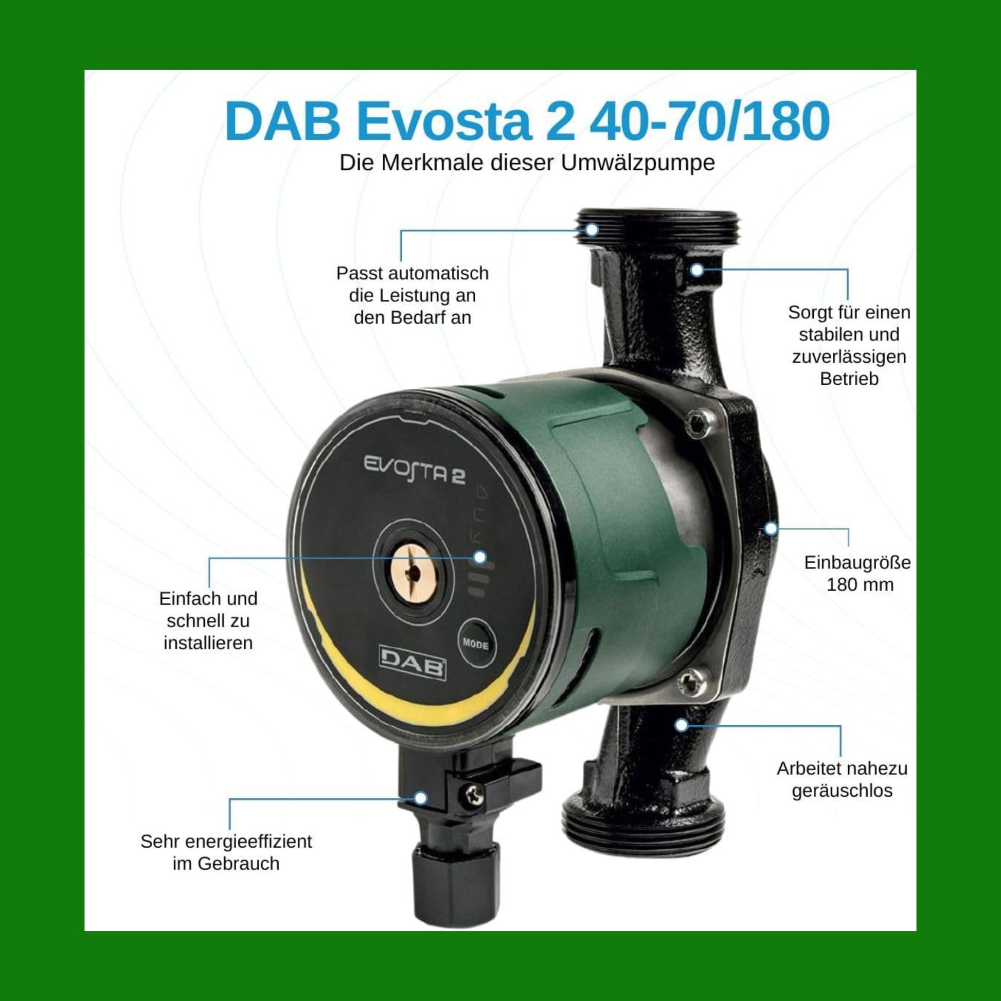Evosta 2 40-70/180 di DAB - Categoria Circolatore CIRCOLATORE D'ACQUA