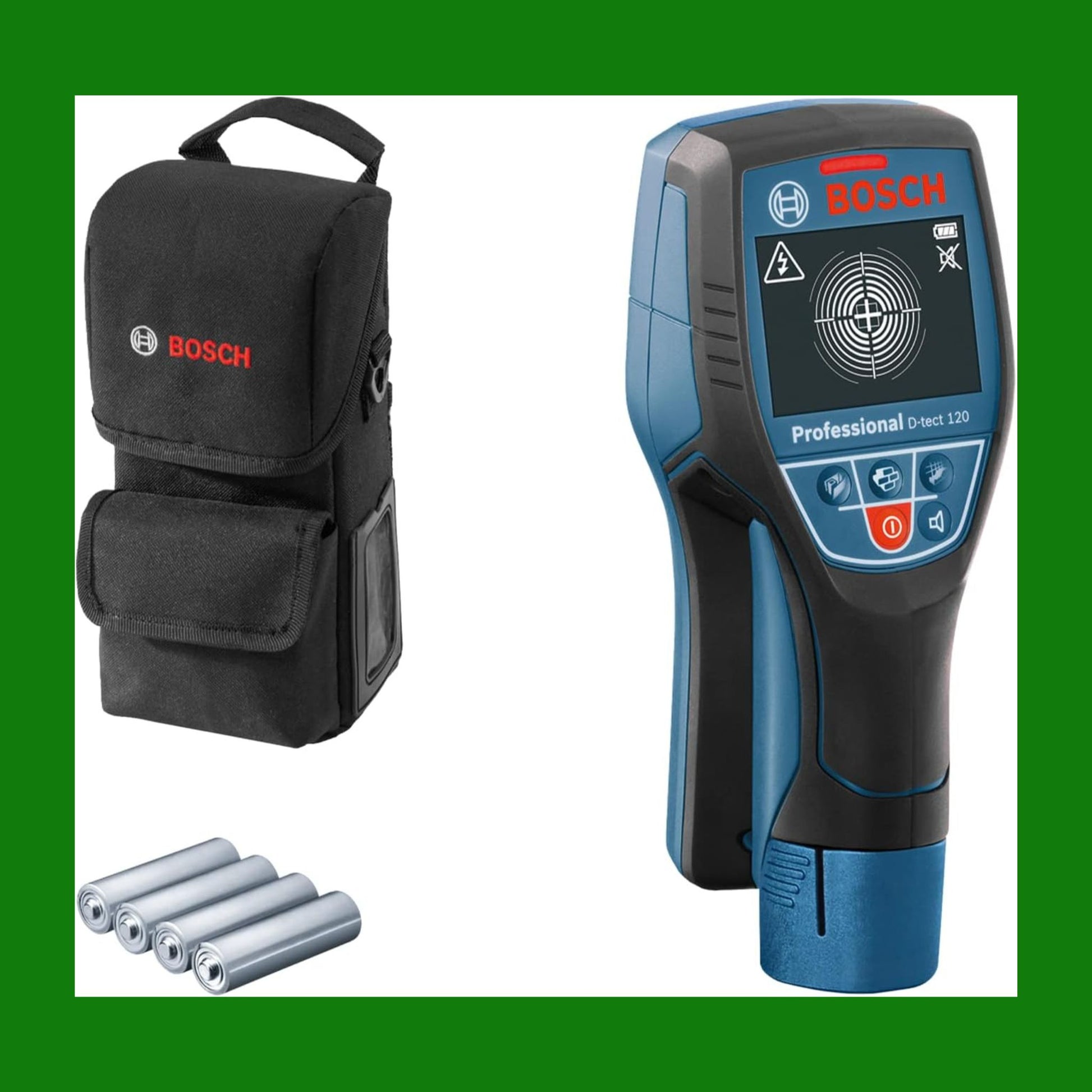 Bosch Professional Rilevatore D-tect 120 (rilevamento max. tubi in plastica