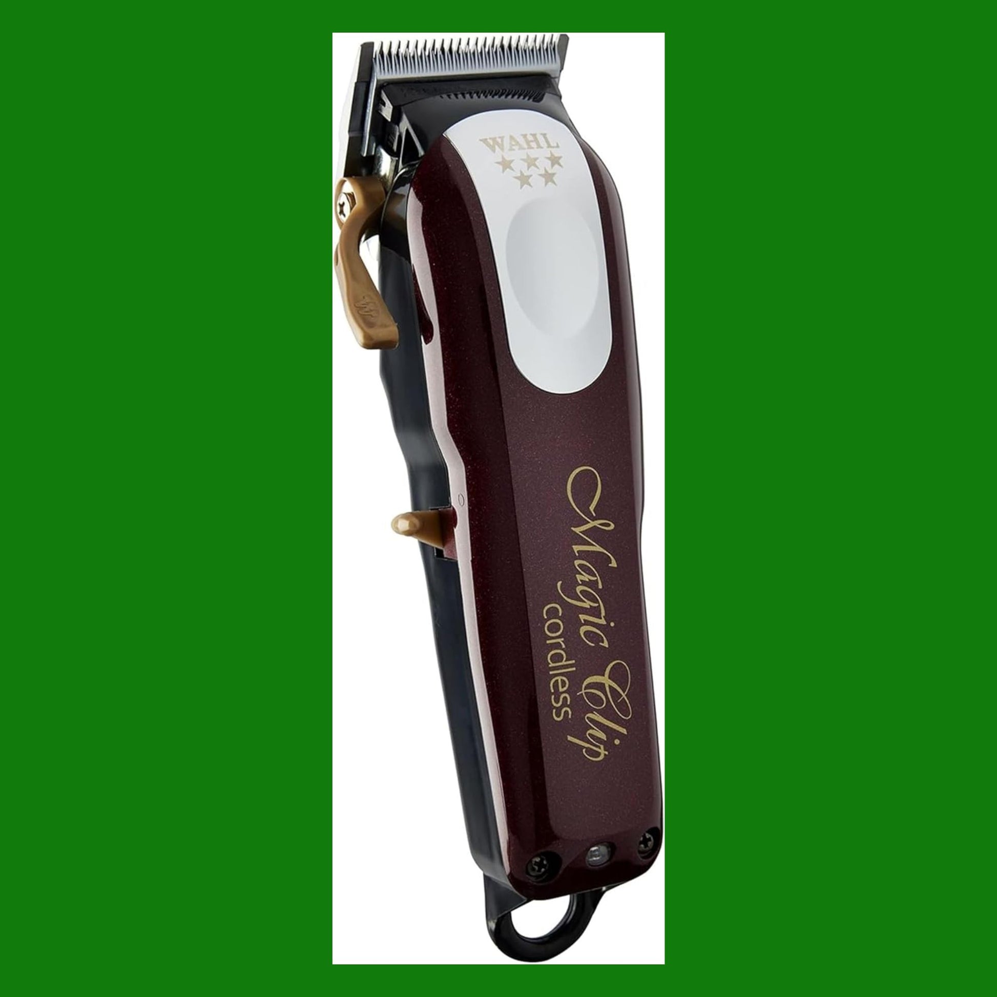 Wahl Cordless Magic Clip - Tagliacapelli per la sfumatura, rosso