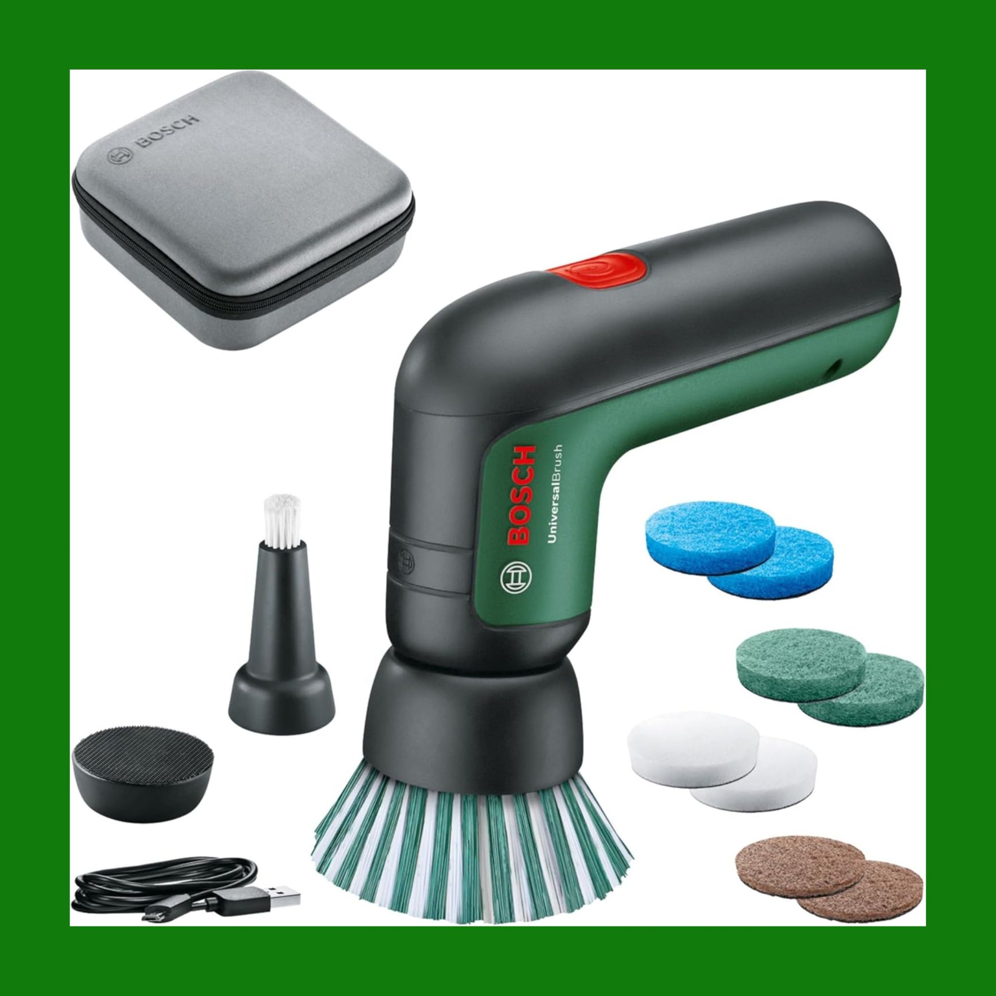 Bosch - Set di spazzole elettriche universali per la pulizia del bagno