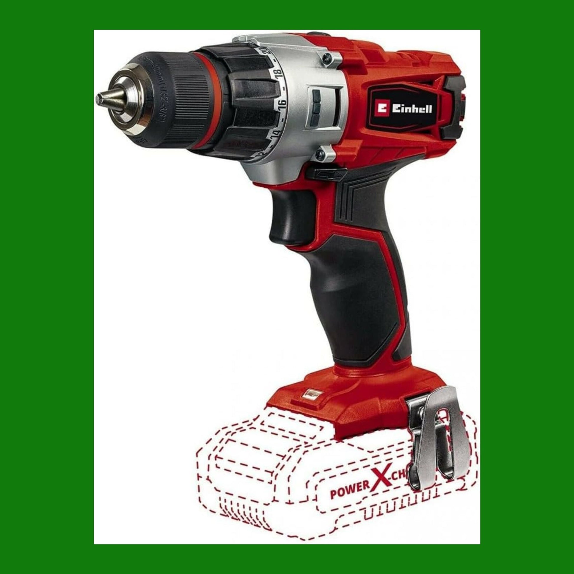 Einhell TE-CD 18/2 Li-Solo Trapano avvitatore Power X-Change no batteria