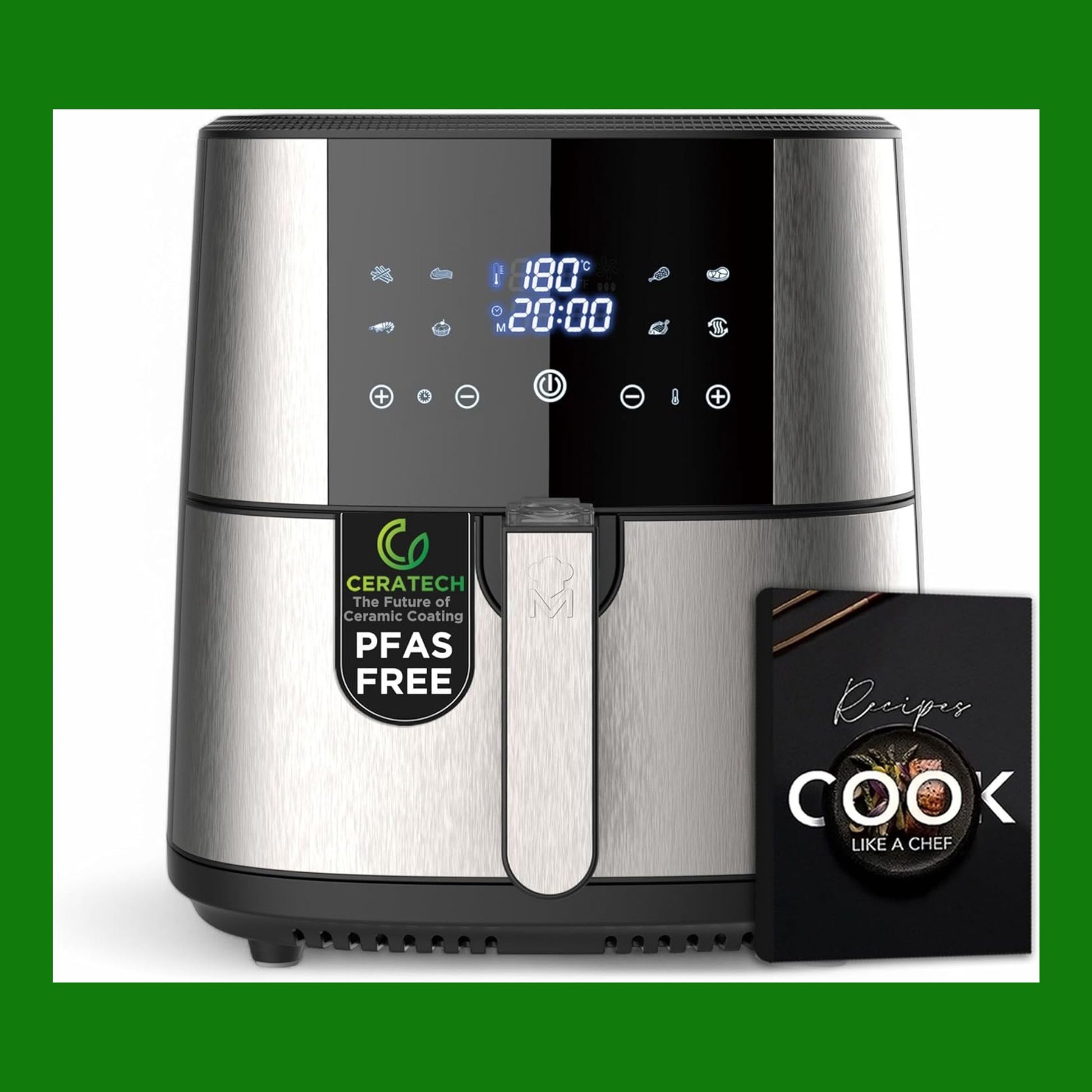MasterPRO ROCKET 600 - Friggitrice ad aria calda 6L SENZA PFAS 1800W 6L