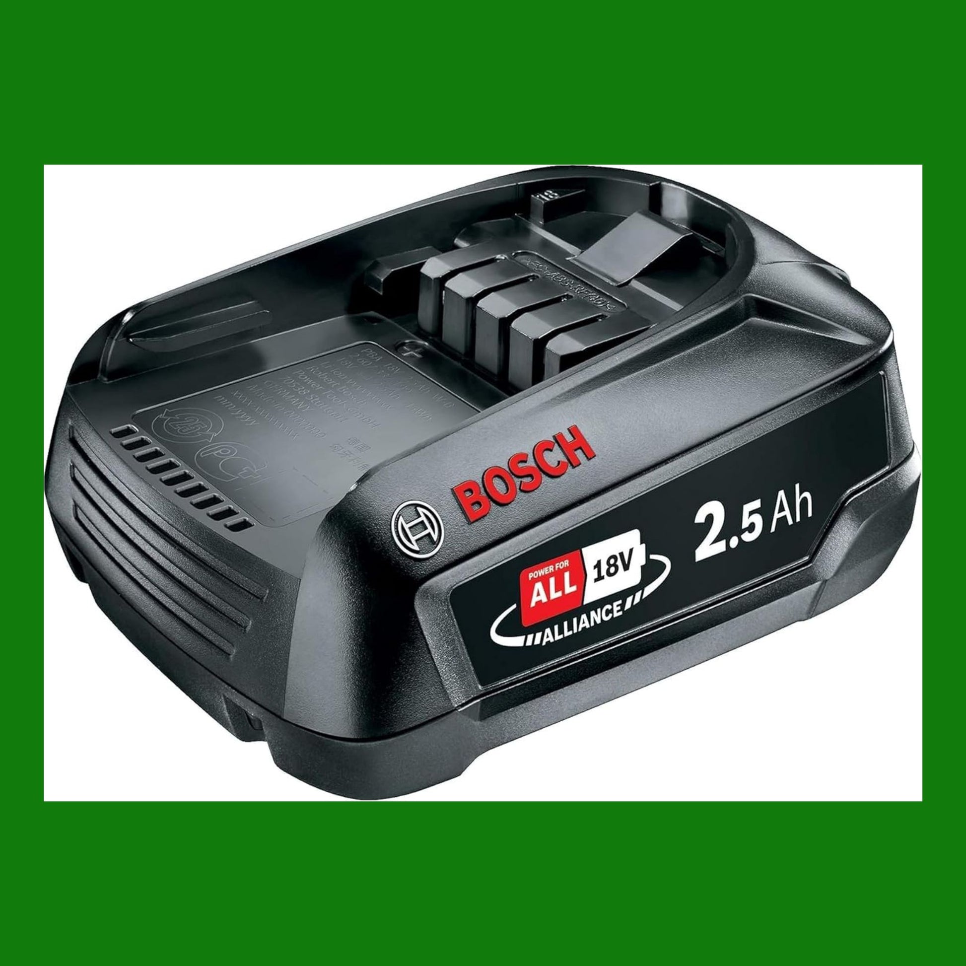 Rapid 18V Power For All Alliance Bosch Batteria da 18 V a Lunga Durata da 2,5 Ah