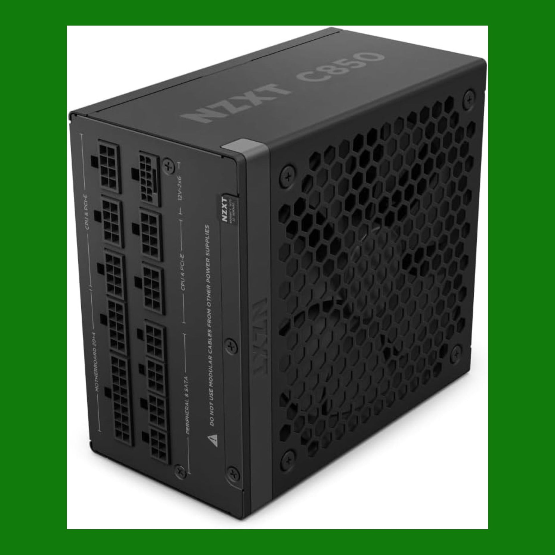 NZXT C850 Gold ATX 3.1 - Alimentatore per PC da gaming completamente modulare a rumorosità ridotta