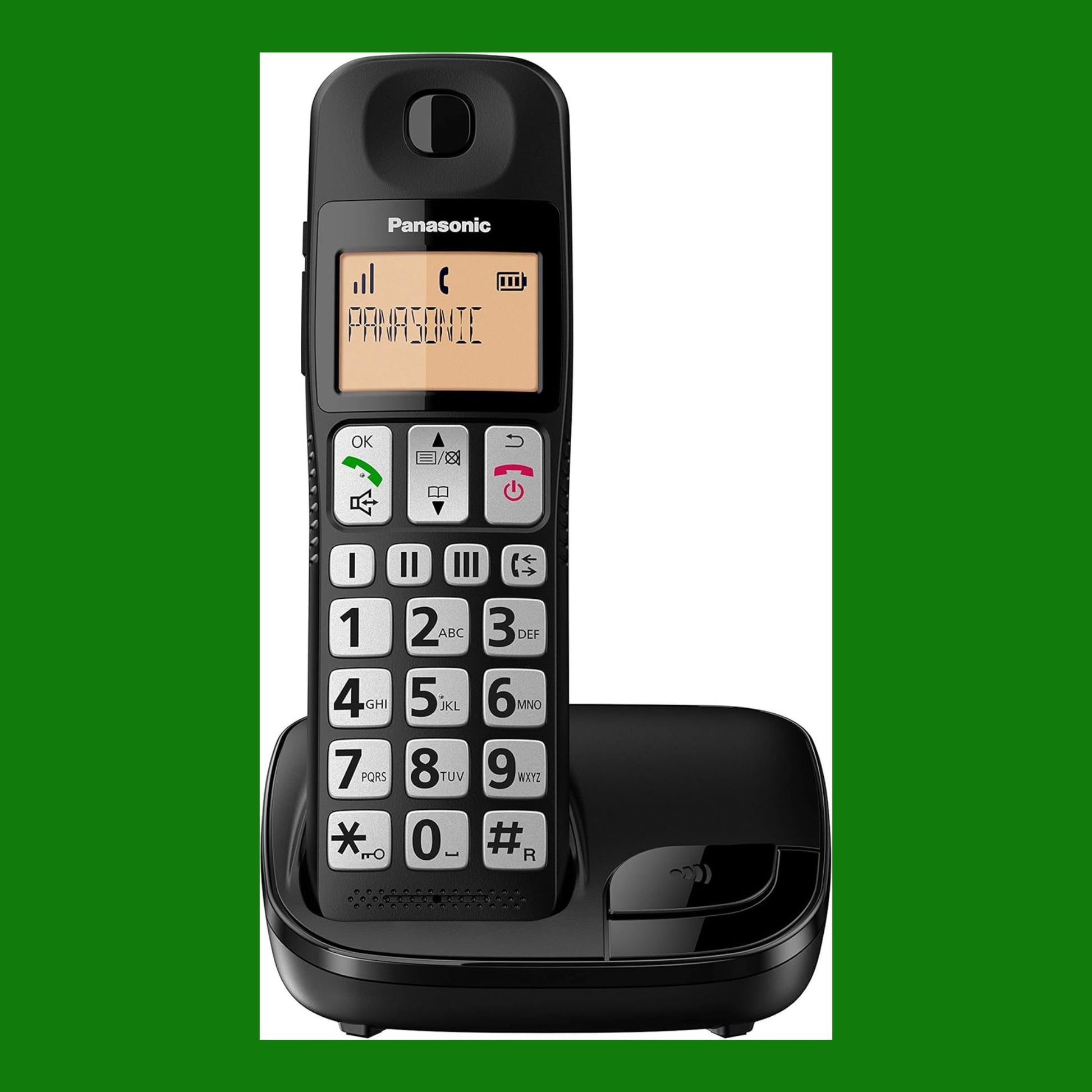 Panasonic KX-TGE110JTB Telefono Cordless Digitale (DECT)