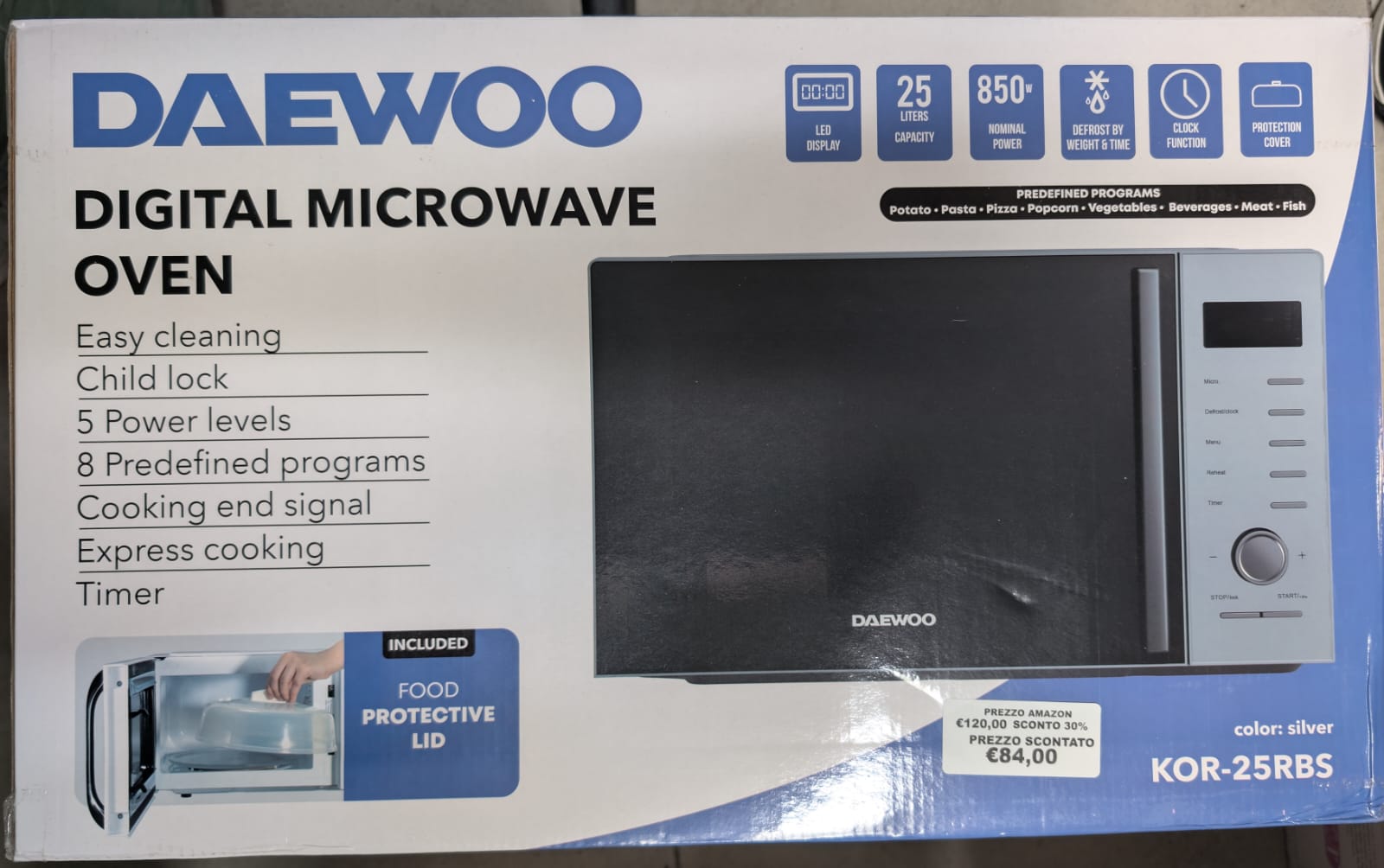 Daewoo forno a microonde  KOR-25RBS