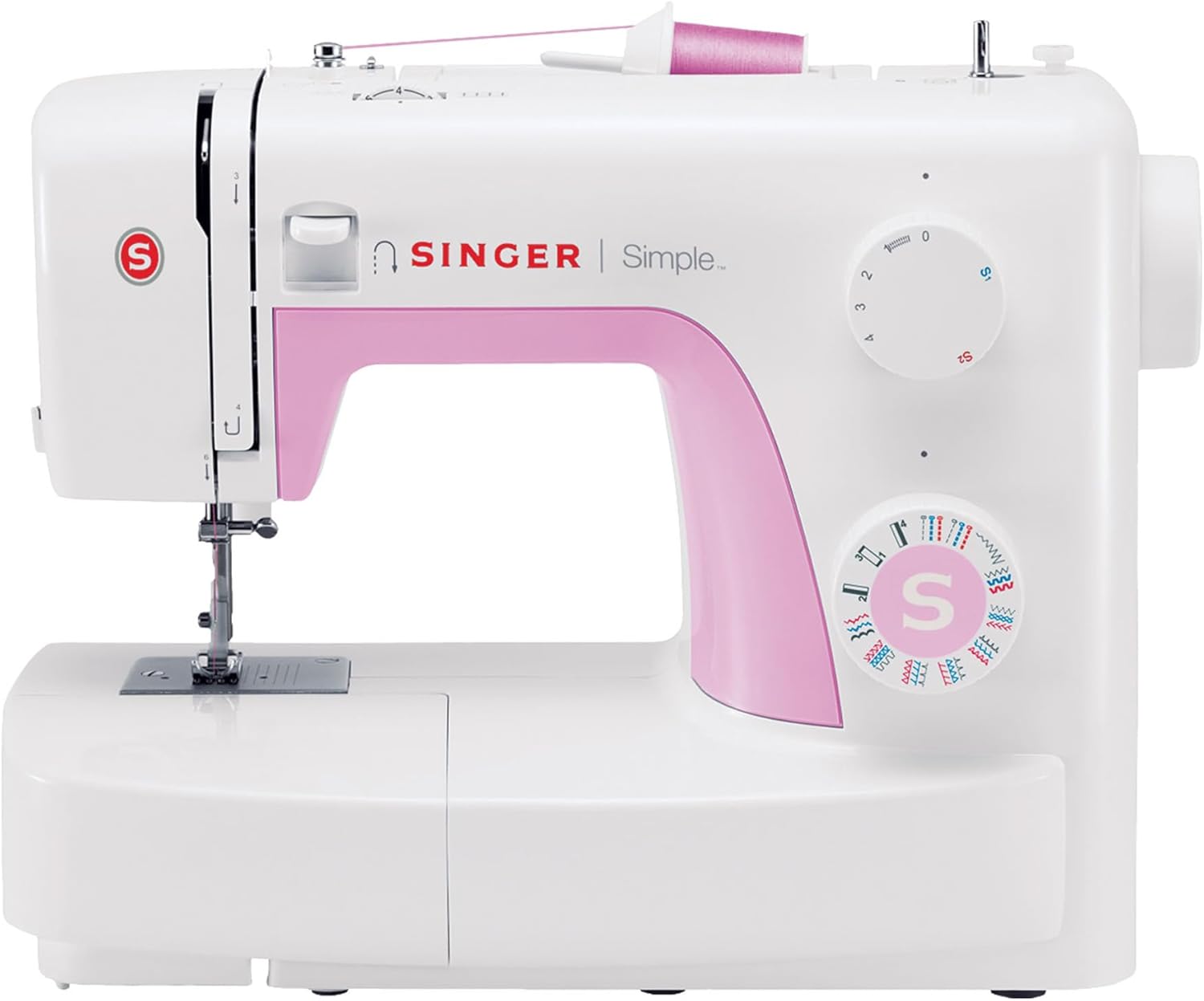 Singer Simple 3223, Macchina per cucire meccanica, 23 programmi essenziali