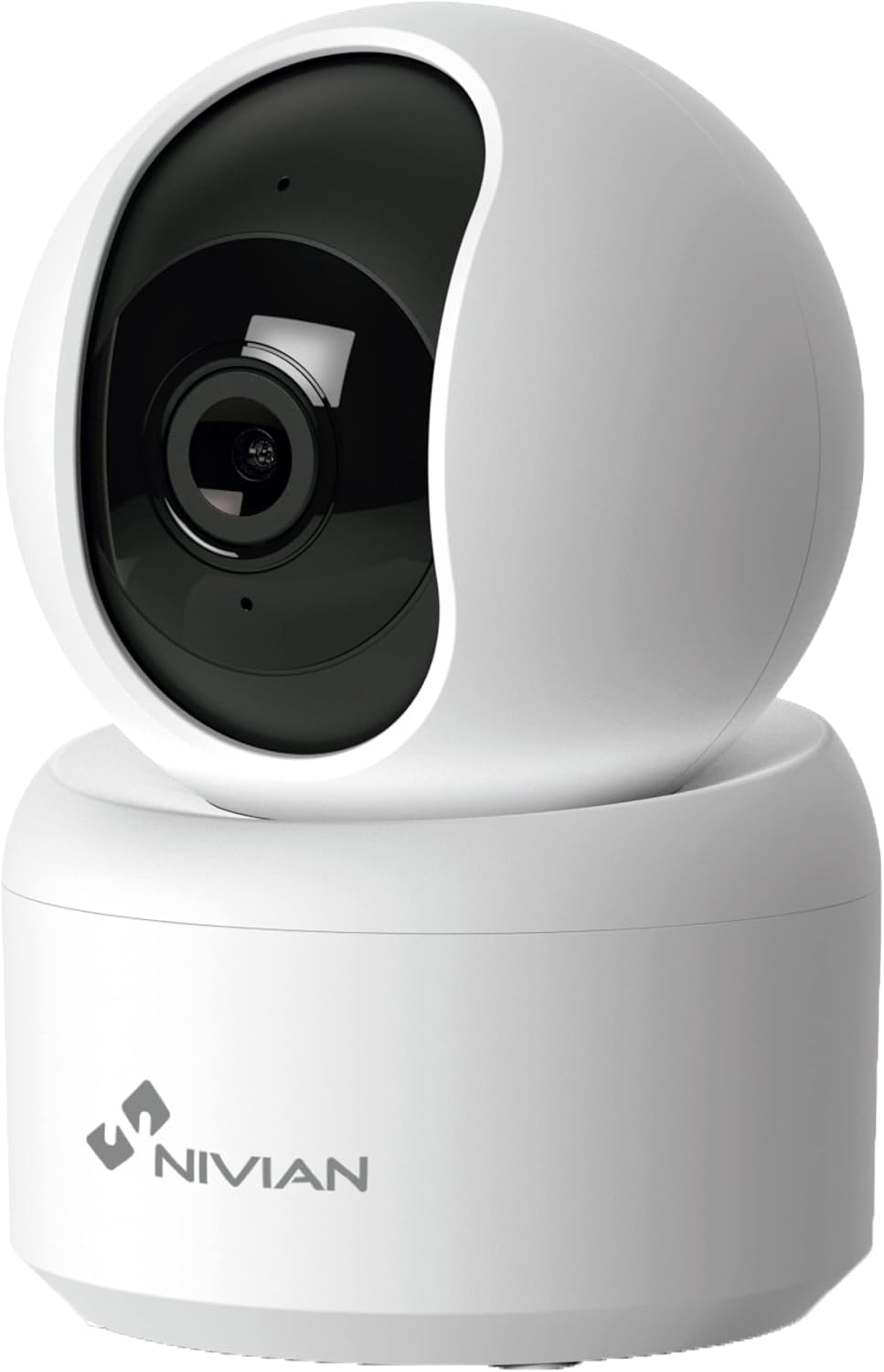NIVIAN Camera wifi interno Telecamera WiFi 360° SuperHD 2K