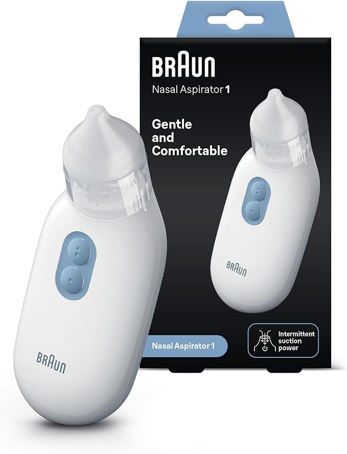 Braun Aspiratore nasale 1 , Dispositivo per la rimozione del muco , Sollievo per il naso bloccato