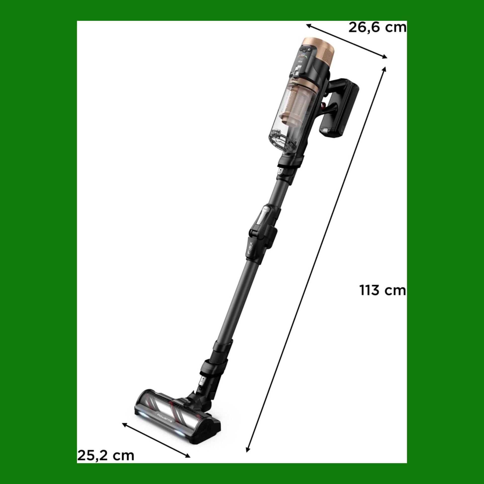 Aspirateur balai Rowenta X Force Flex 14.80 RH9B74WO 670 W Noir Or