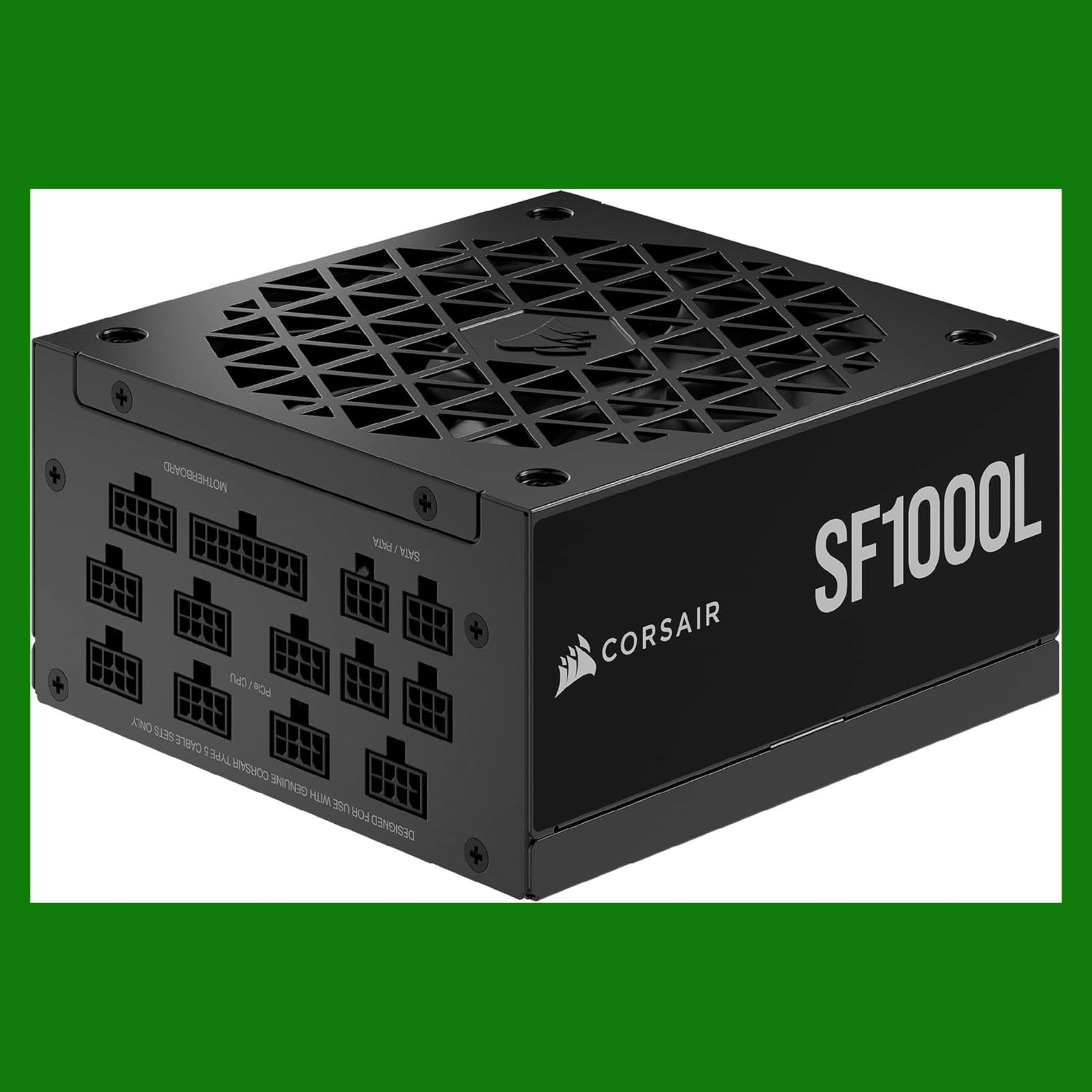 Corsair SF1000L Alimentatore SFX Completamente Modulare a Basso Rumore - Compatibile Con ATX 3.1 e PCIe 5.1 - Ventola PWM Silenziosa da 120 mm - 80 PLUS Gold