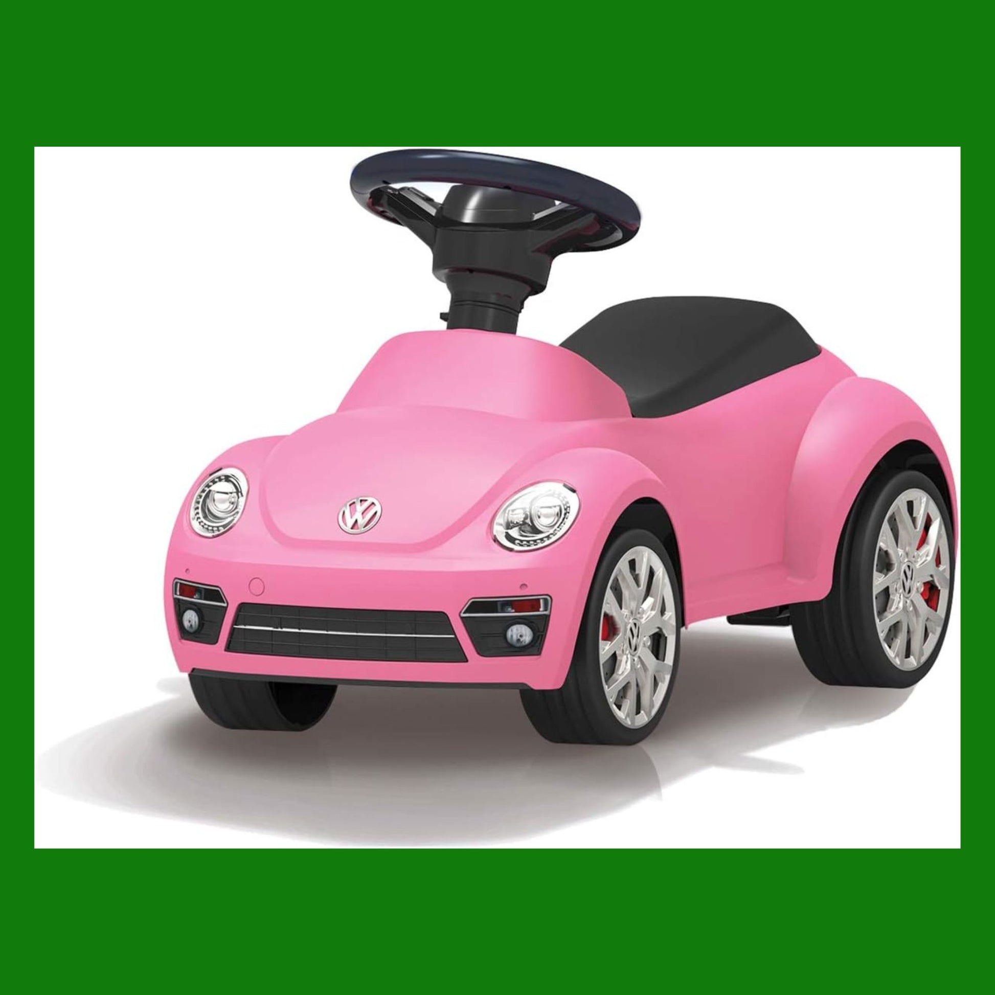 Jamara 460406 – Push-Car VW Beetle rosa fucsia – Antiribaltamento, Aspetto autentico, Clacson